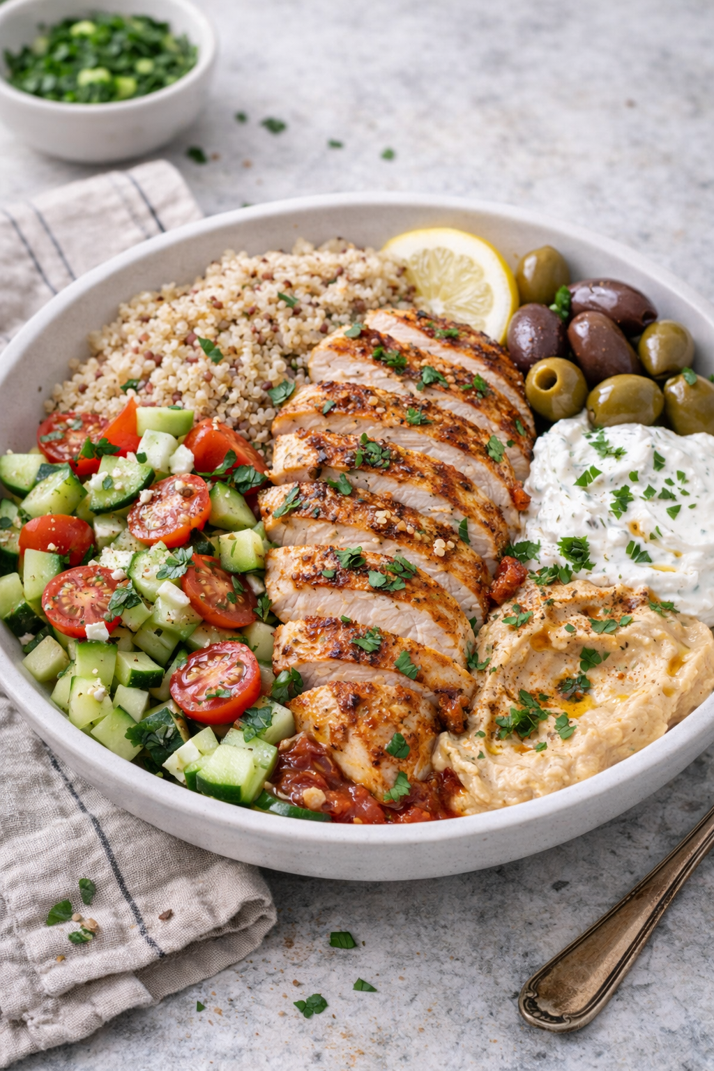 Mediterranean Power Bowls