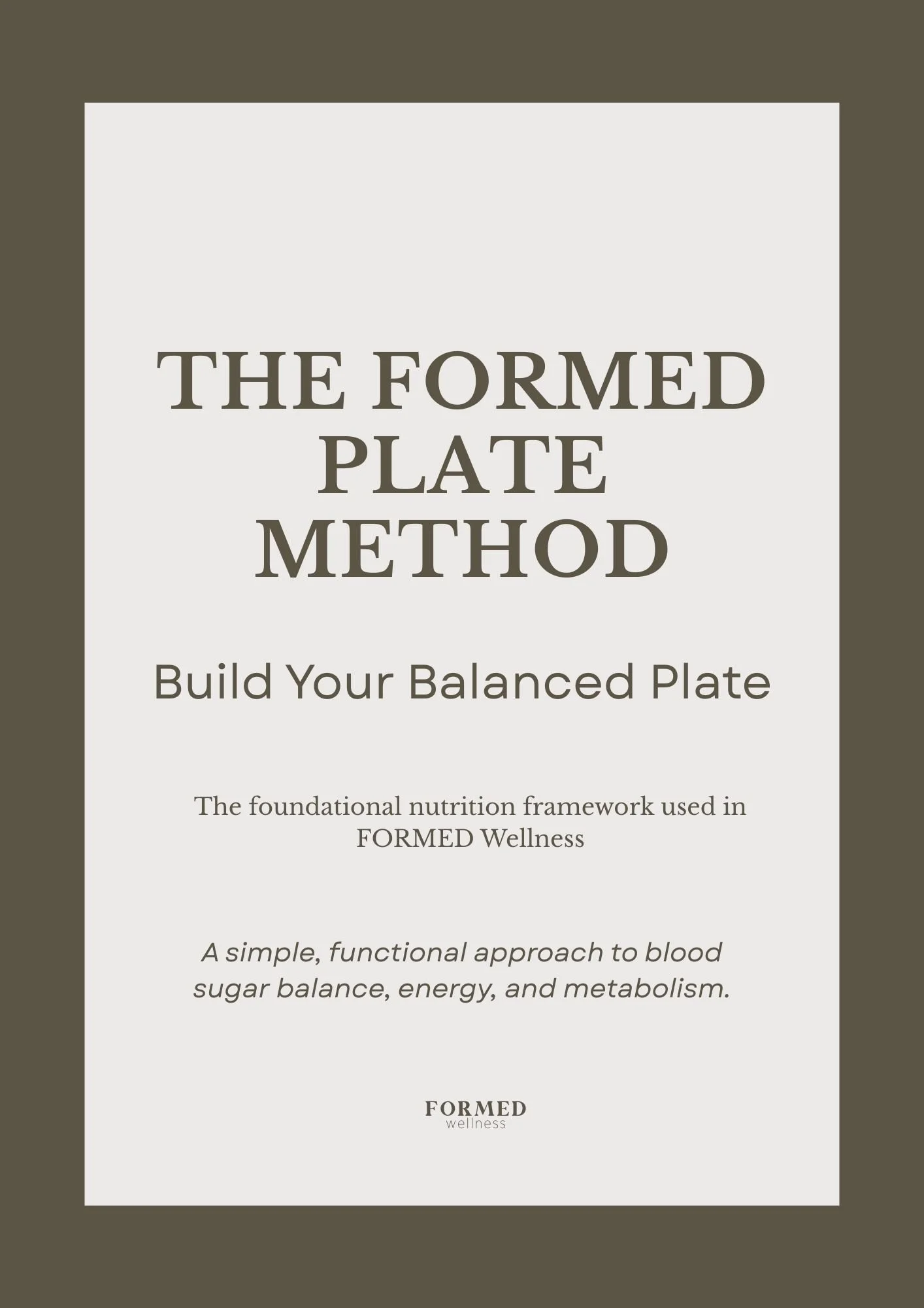 FORMED plate method