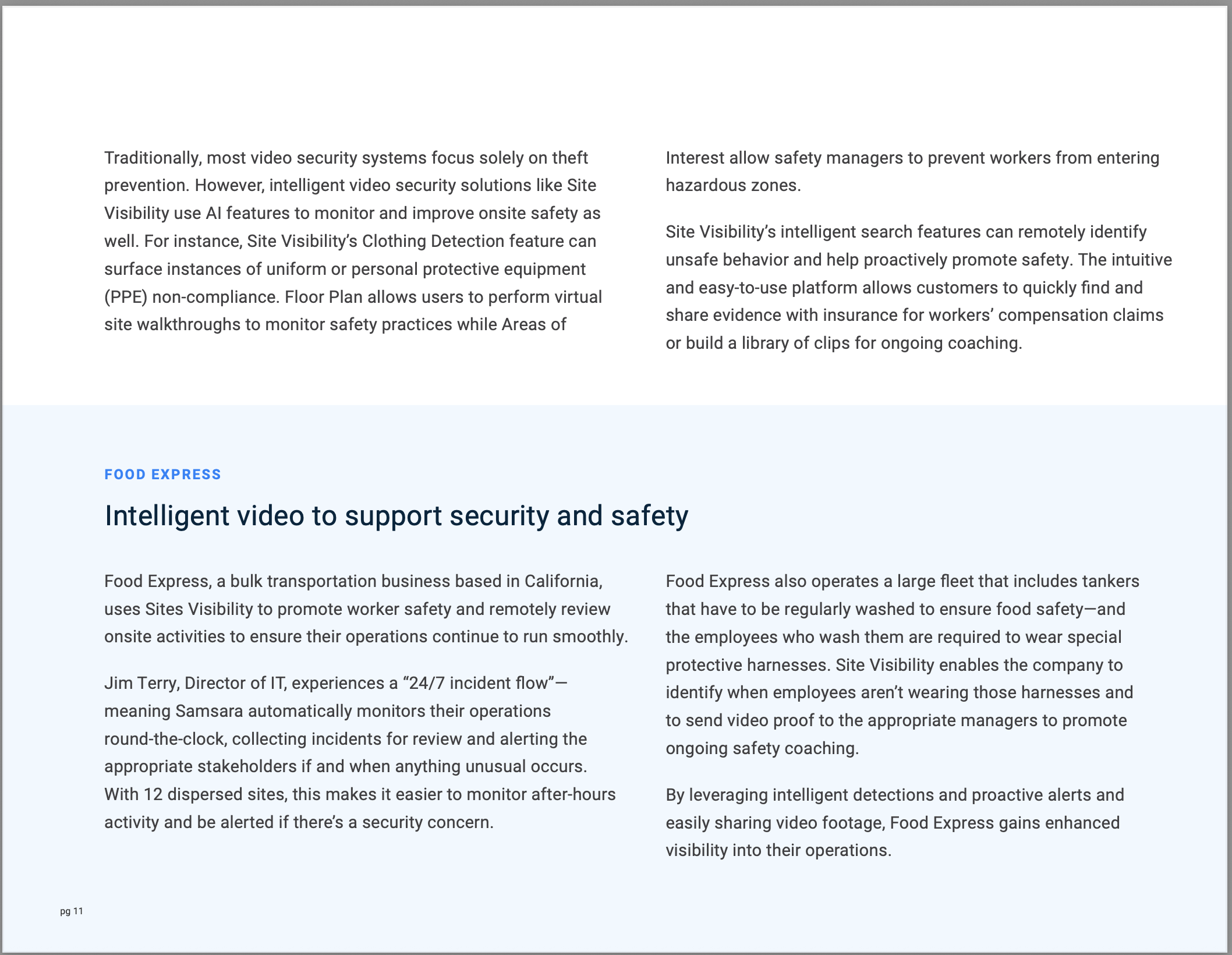 Sidebar example