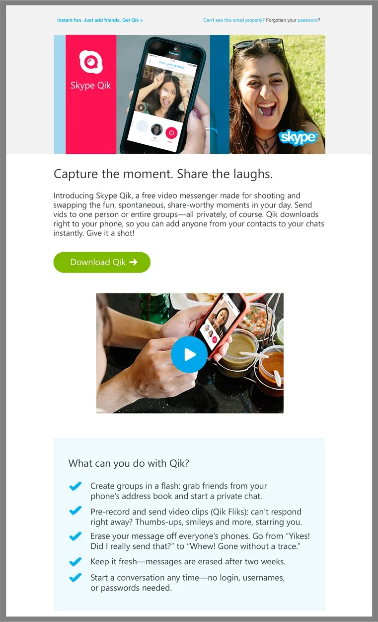 Launch Email