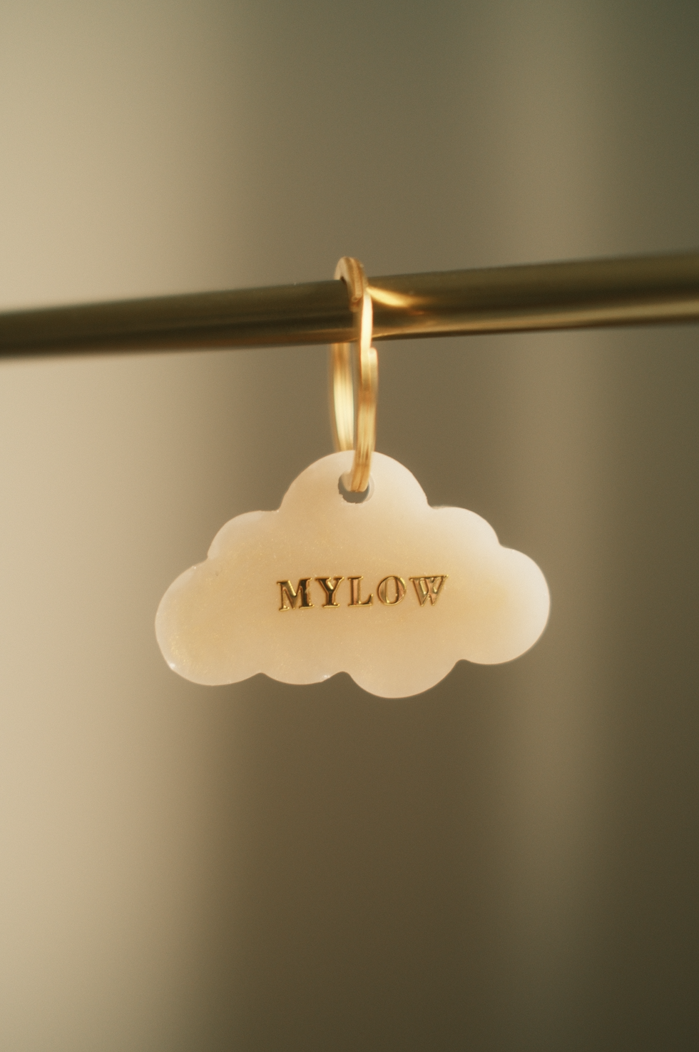 Hundemarke Wolke