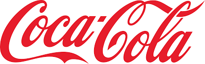 Coca-Cola logo in red text on a white background.