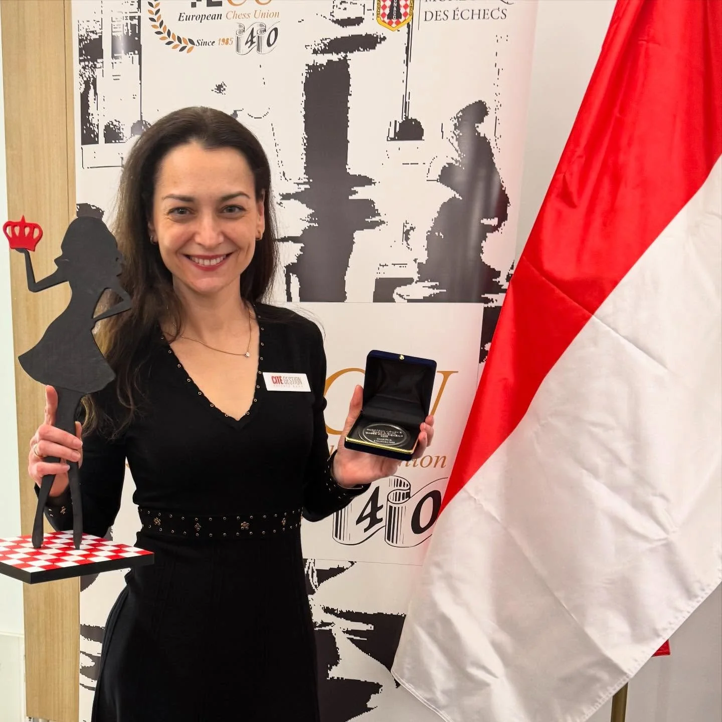 Coming to Monaco and winning a medal has become a good tradition for me☺️ This time it&rsquo;s silver 🥈, and I think it&rsquo;s my 8th medal overall won on Monaco soil 🇲🇨 Had wonderful three days at the European @europeanchessunion Women&rsquo;s R