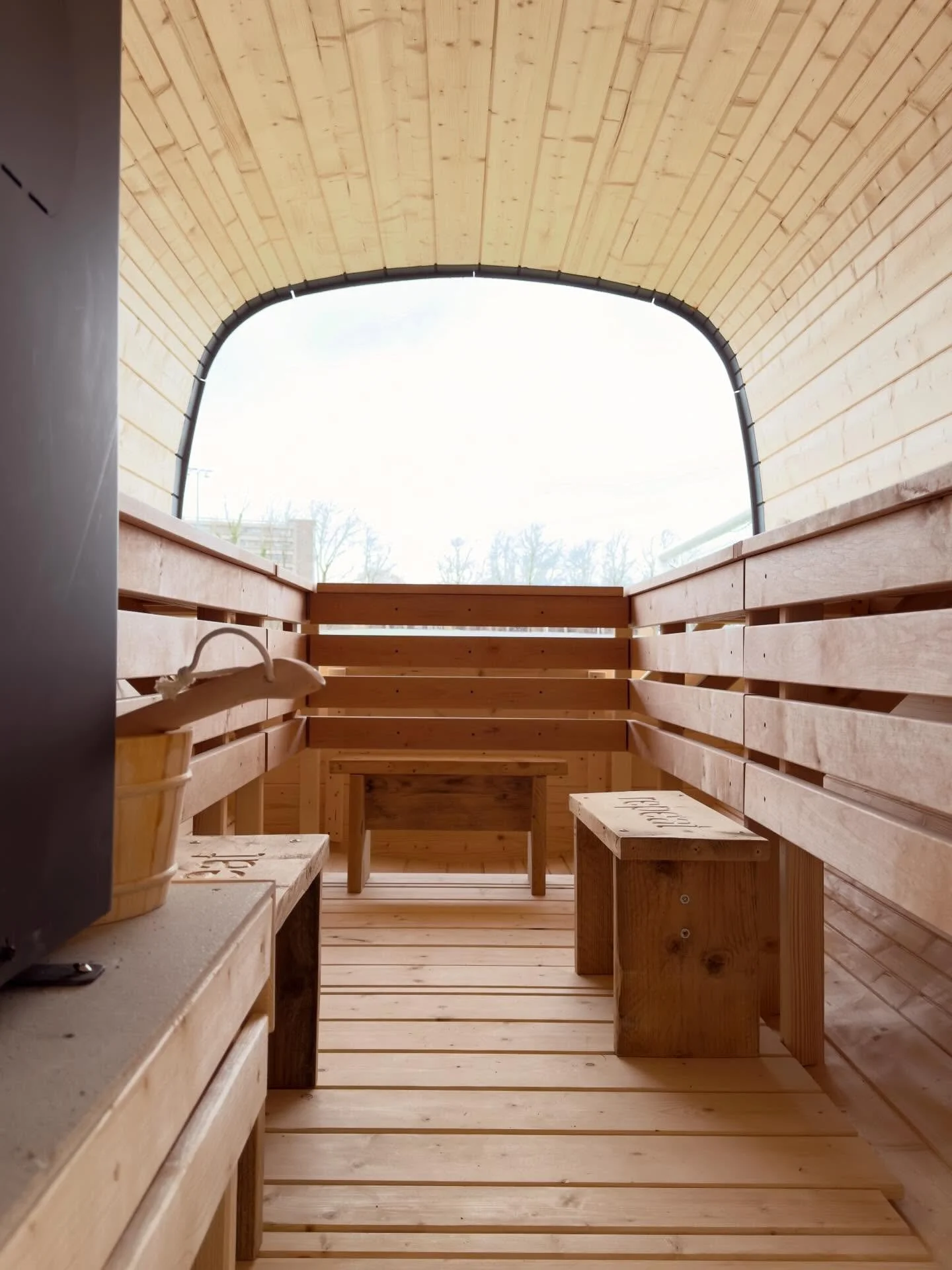 Sauna Benches from @glasgowwood 

We love our customised wooden benches from Glasgow Wood. A massive thanks to the team there who turned these around in only a few days last week. Such a lovely finishing touch to the sauna with our session slogan &ls