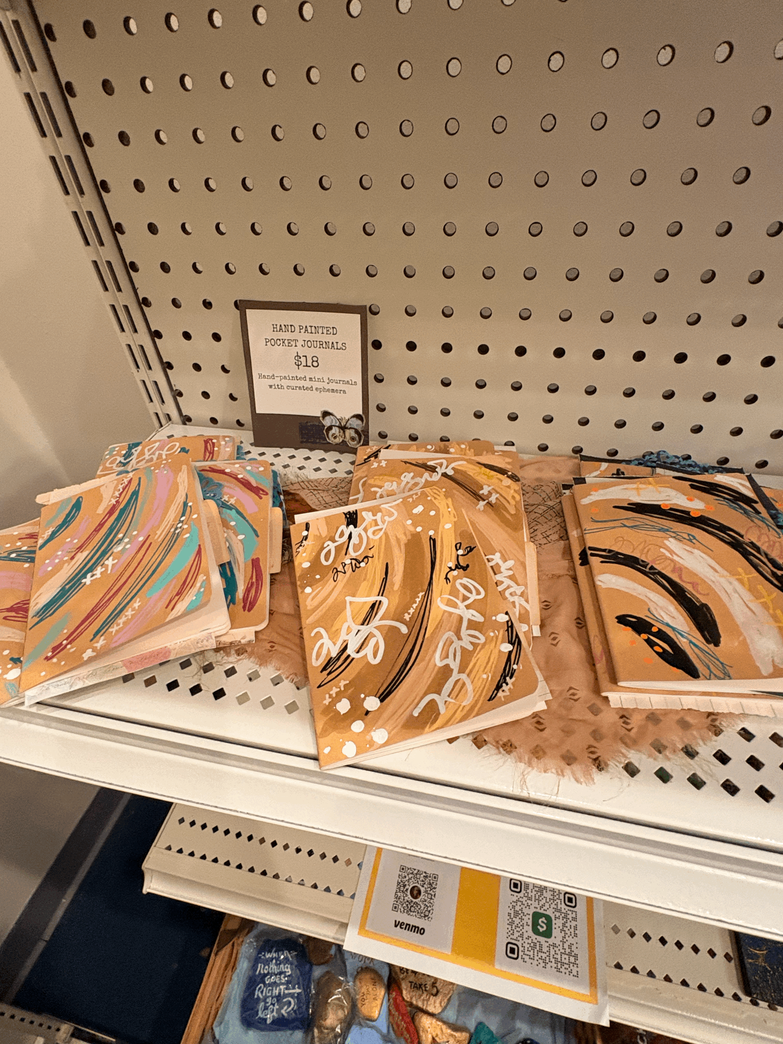 Hand Painted Pocket Journals