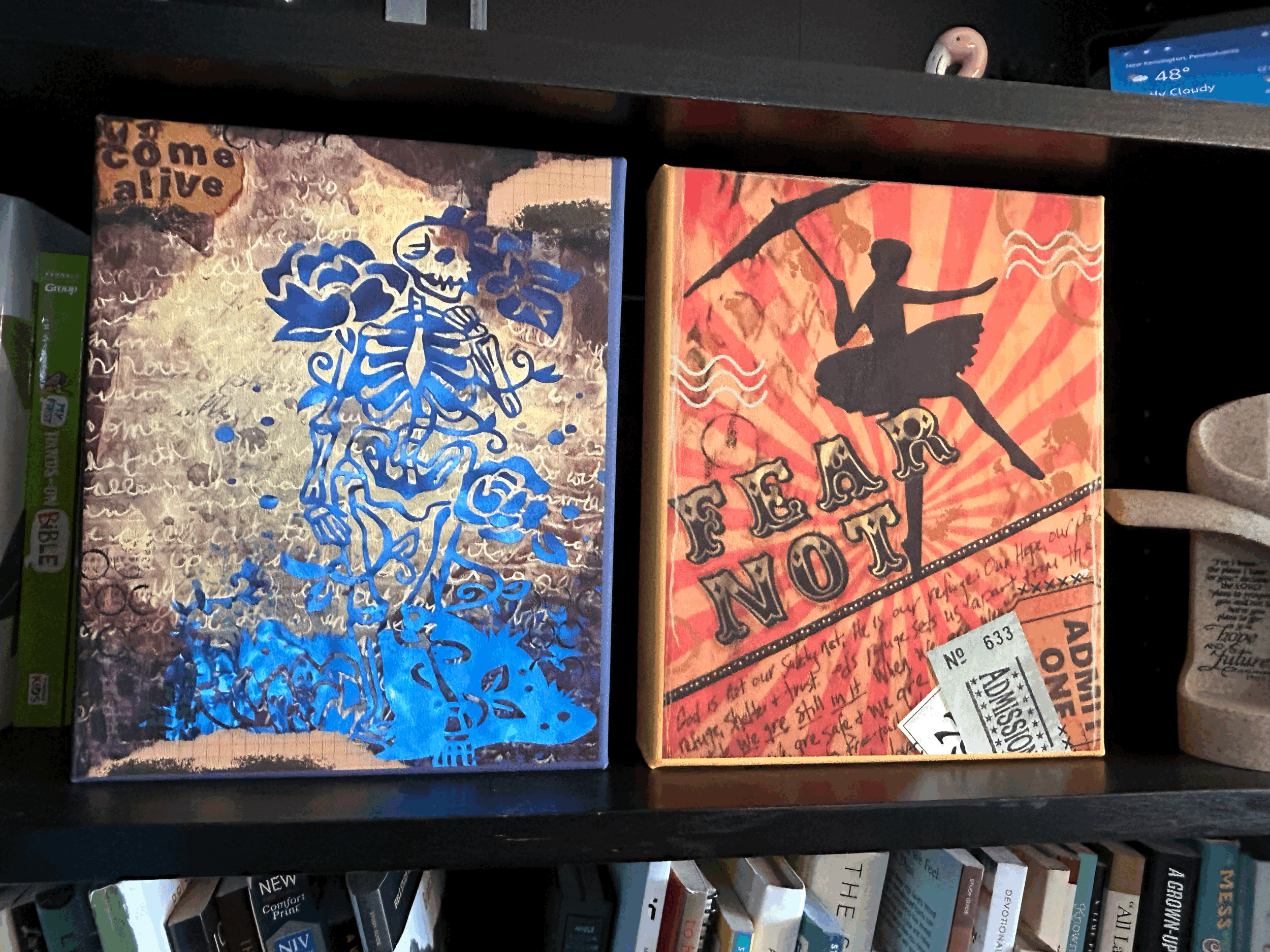Mixed Media Wrapped Canvas