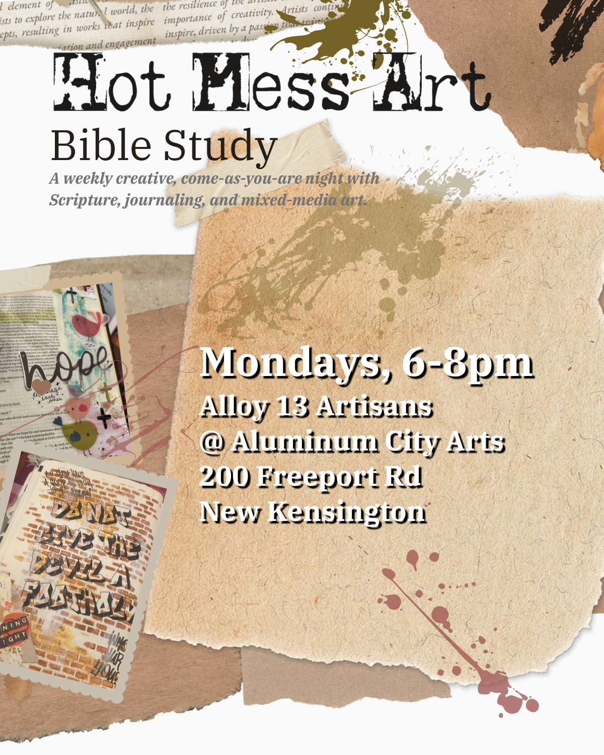 Hot Mess Art Bible Study - Monday Nights
