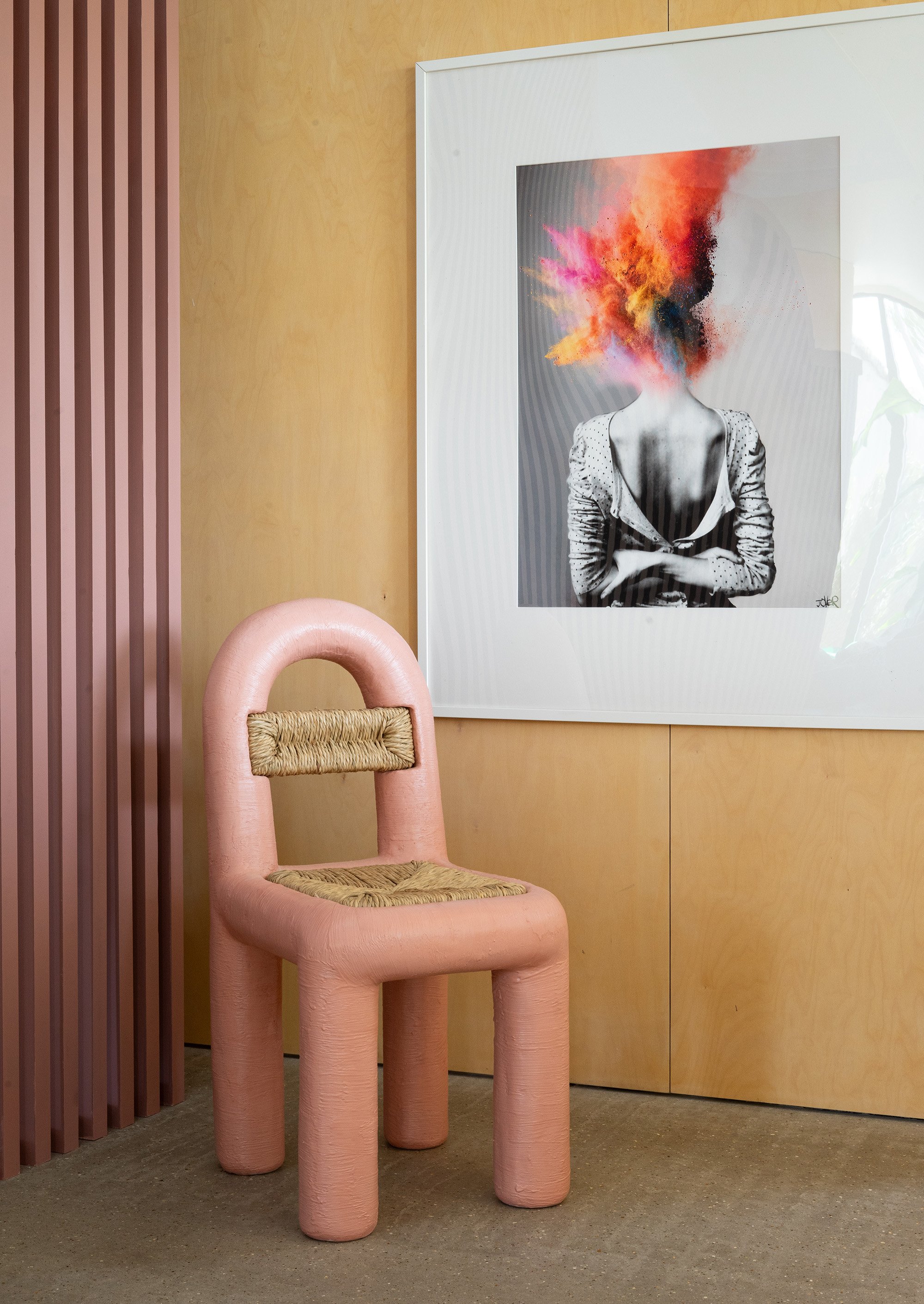 Pink Chair by Selfish Customs