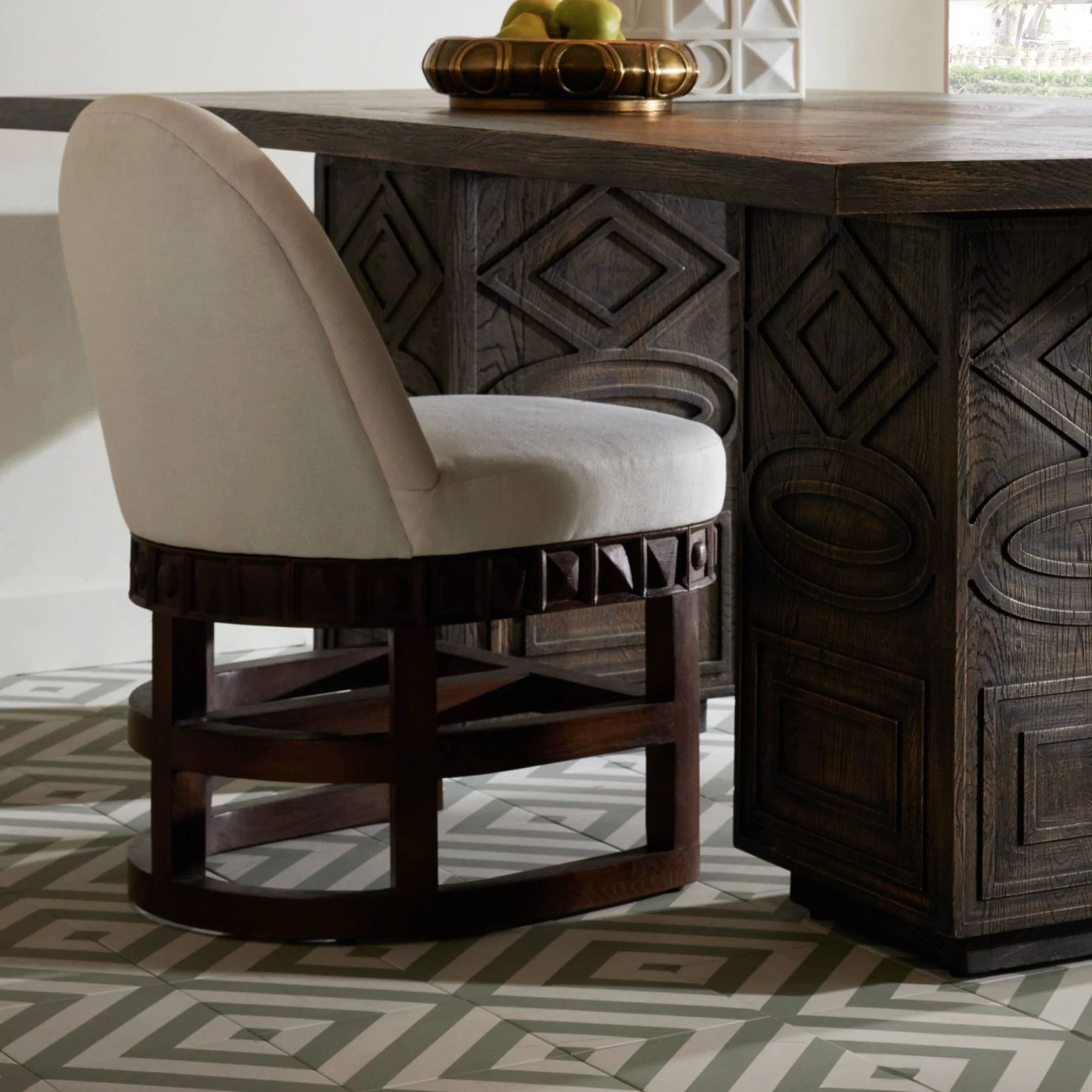 Varqueno Chair by Arteriors