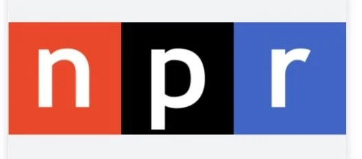 NPR logo with red, black, and blue blocks containing white letters 'n', 'p', and 'r'.