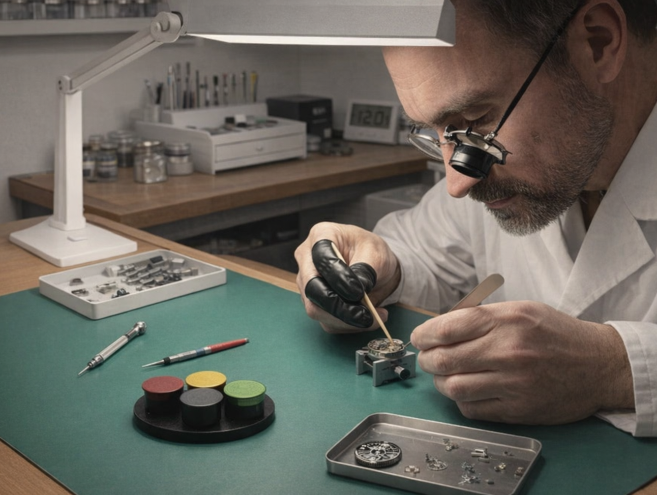 Au fil du temps est un atelier d’horlogerie près de Clermont-Ferrand. Je m’appelle Lionel et je répare, entretient et restaure avec minutie et passion toutes sortes de montres.