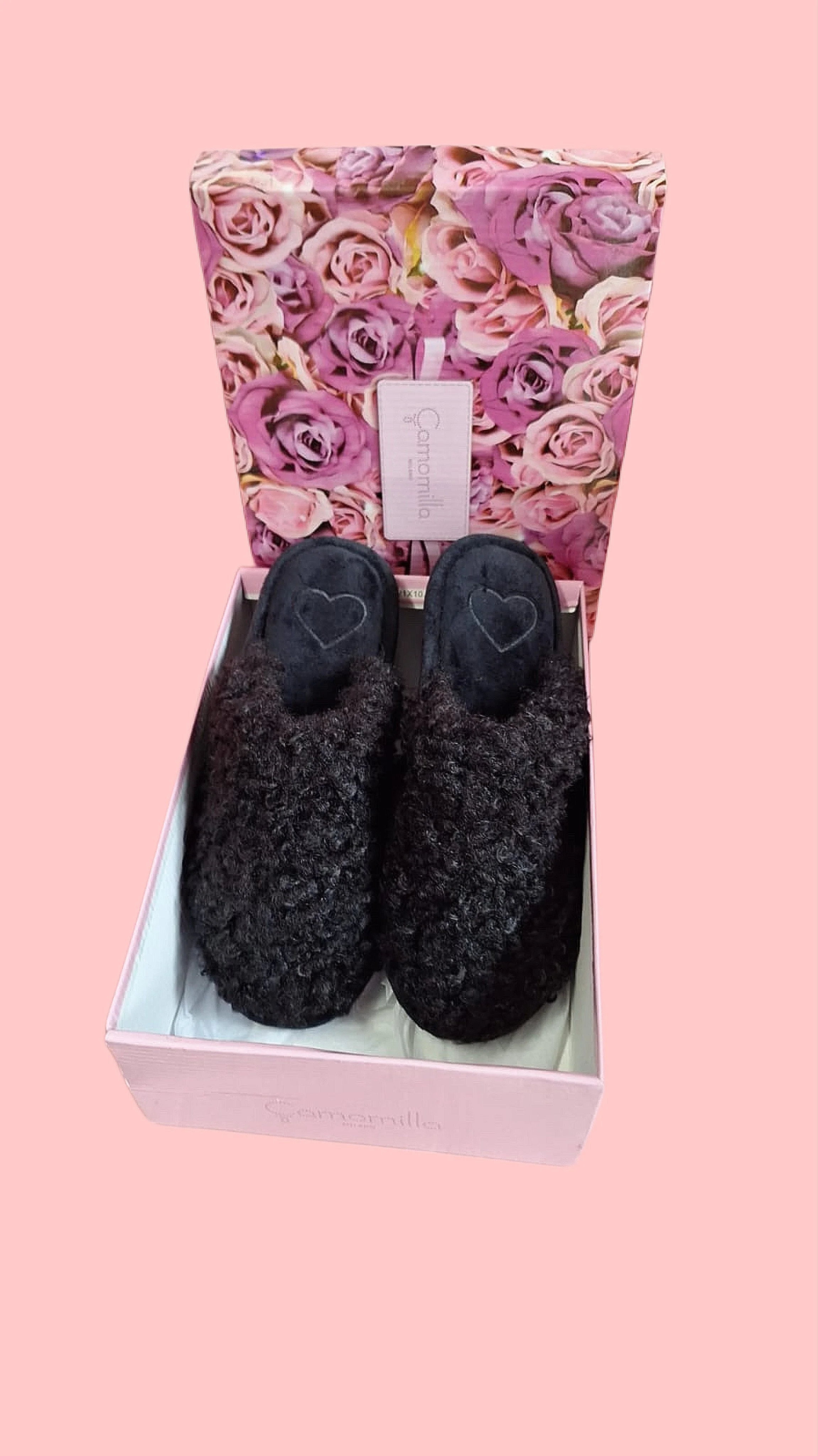 Pantofole da donna CAMOMILLA in eco-pelliccia