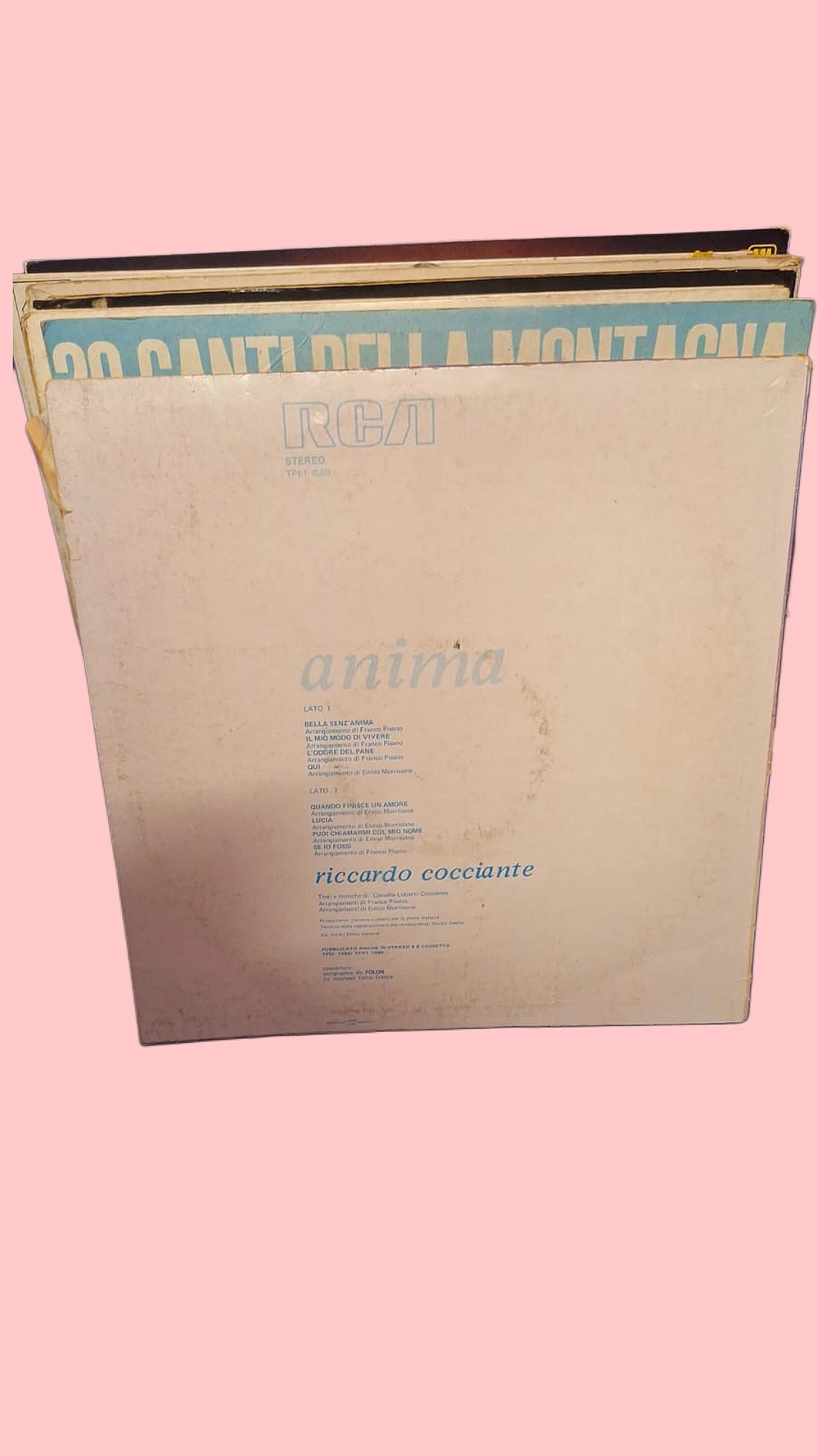 🎶 Riccardo Cocciante – “Anima” Vinile Originale RCA