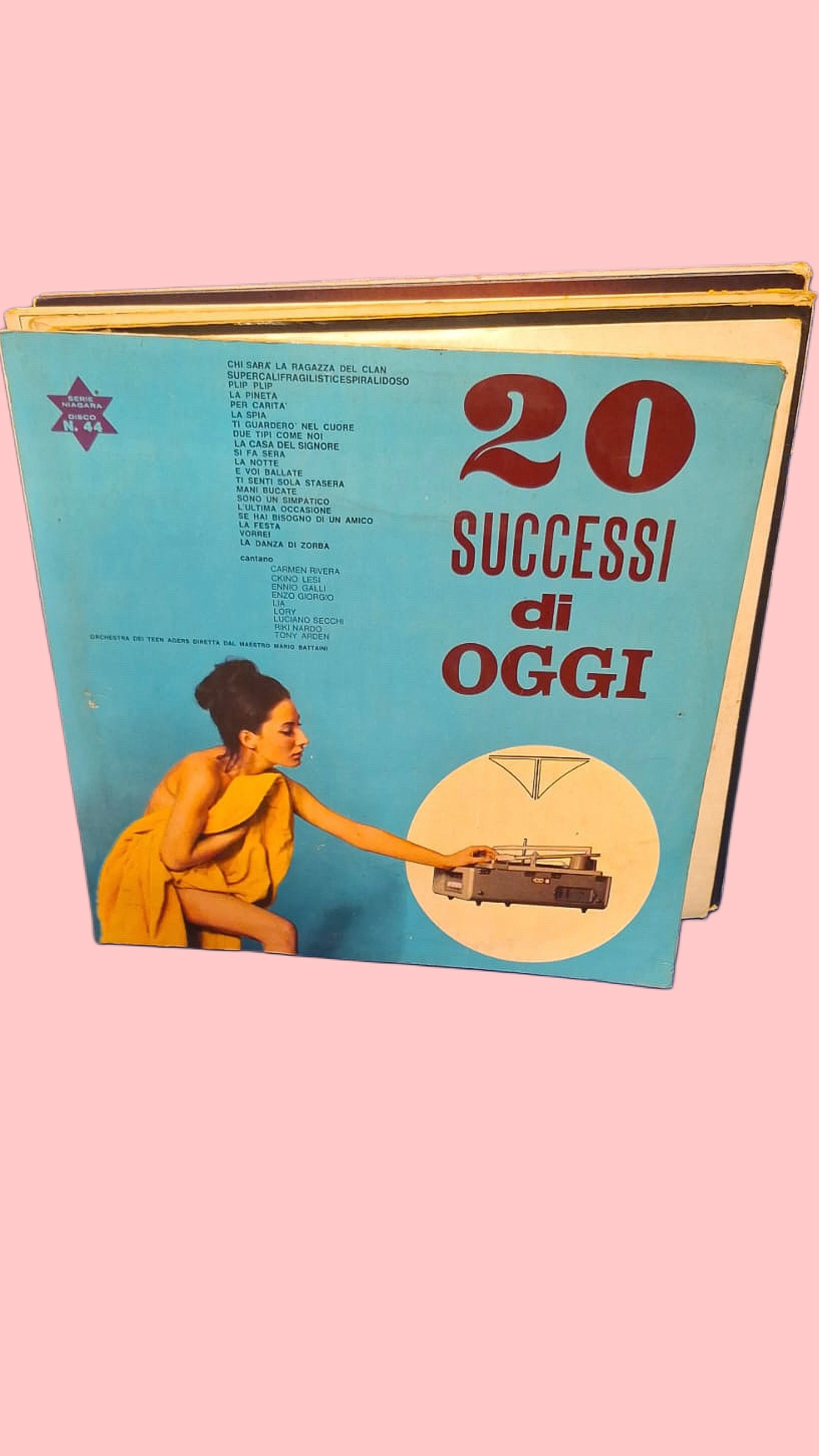 🎶 Vinile “20 Successi di Oggi” – Compilation Vintage Anni ’60/’70
