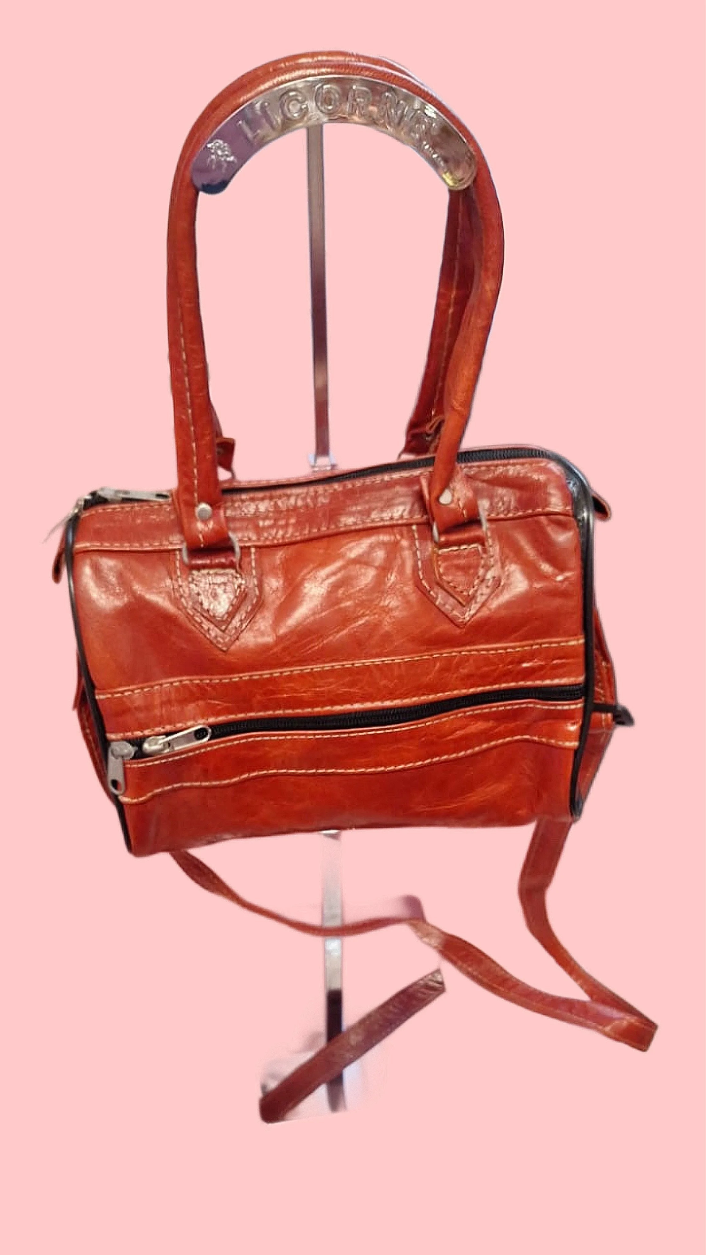 Borsa artigianale in cuoio marrone – Made in Tunisia