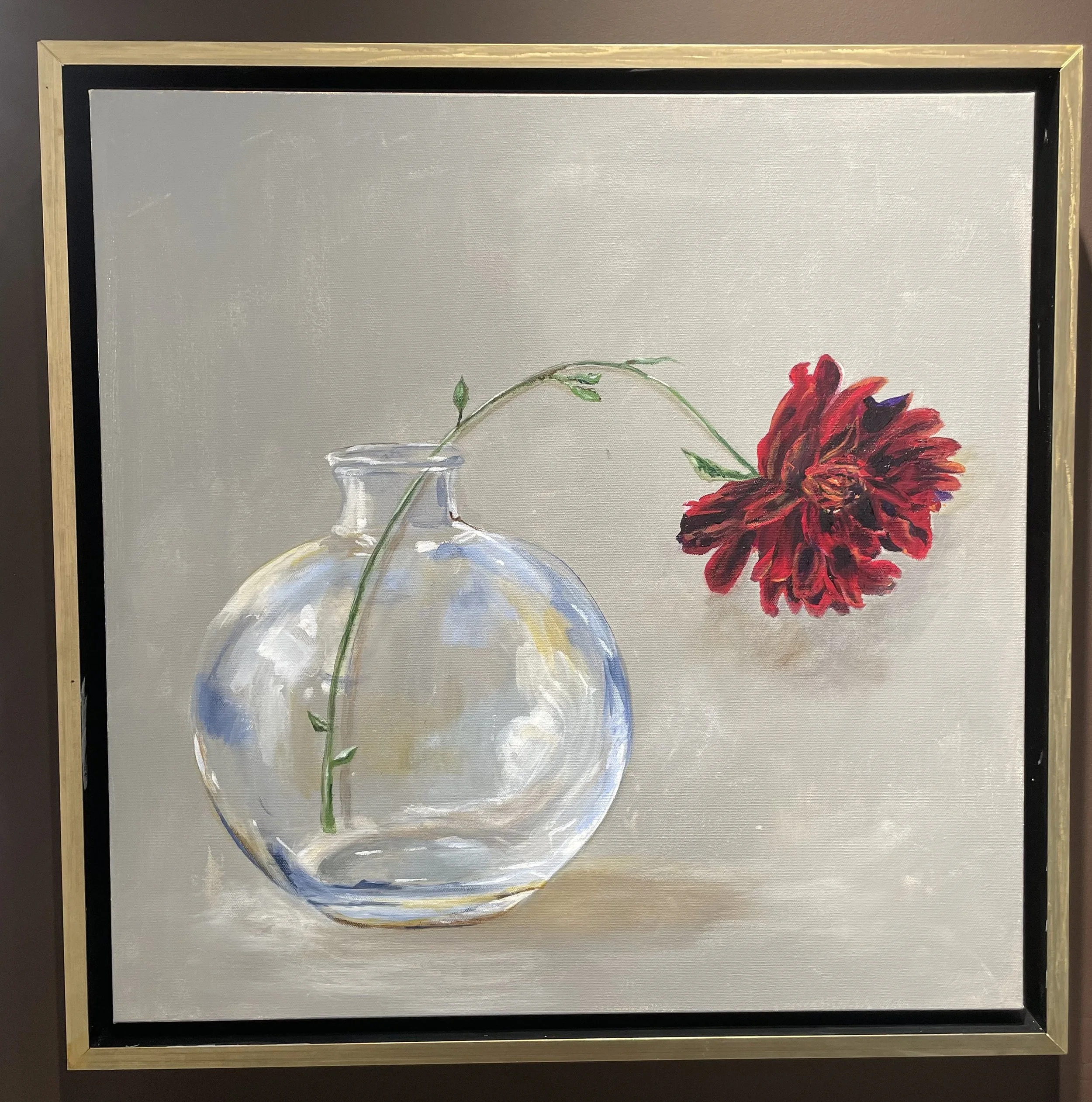 Dahlia in Glass