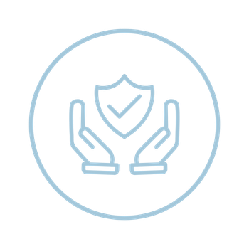 Accountability hands icon
