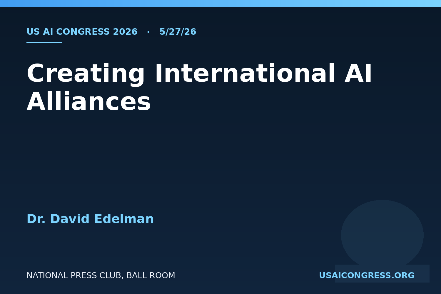 Creating International AI Alliances