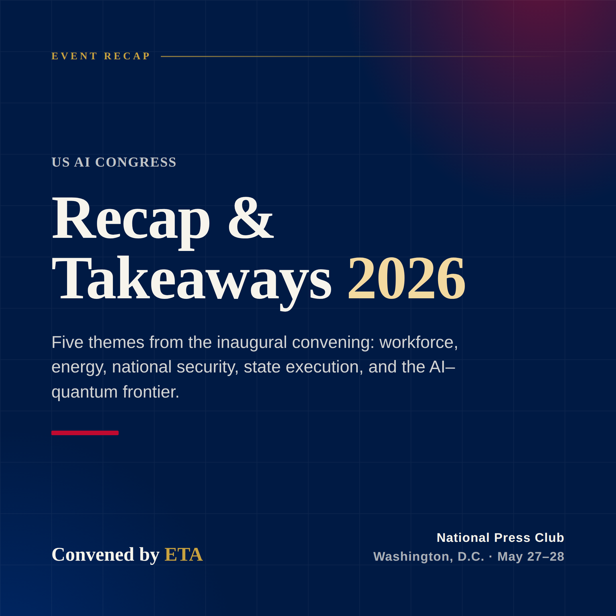 US AI Congress 2026: Event Recap and Takeaways