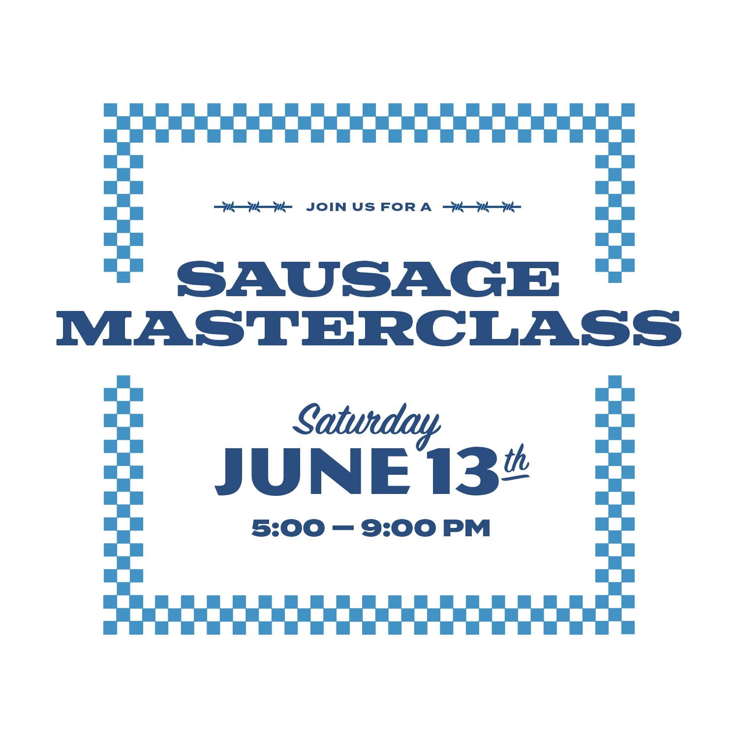Sausage Masterclass & Dinner at Nomad Grills