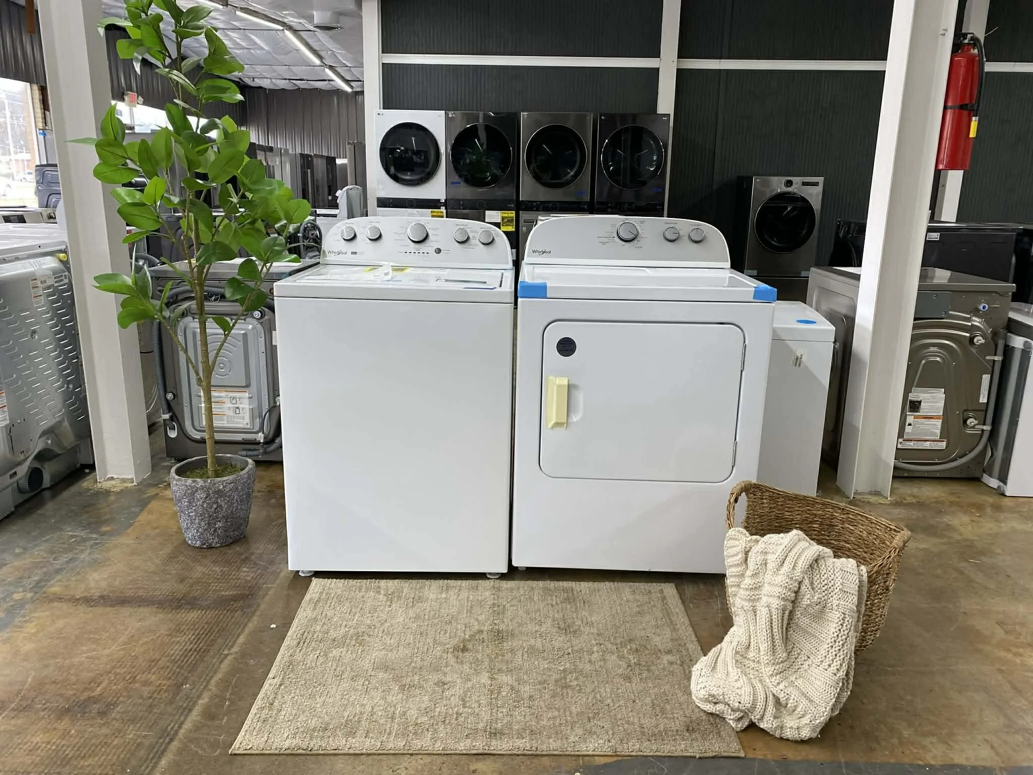 washer and dryer whirlpool set and LG washtower stackable discount front load washer dryer in Huntsville alabama clearance sale