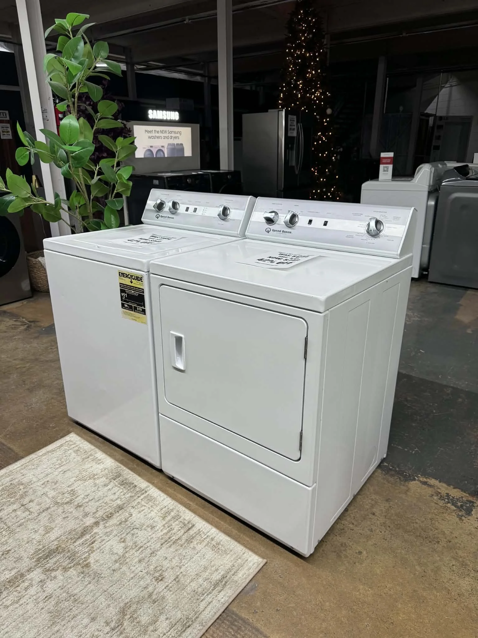 Speed queen washer dryer set discount