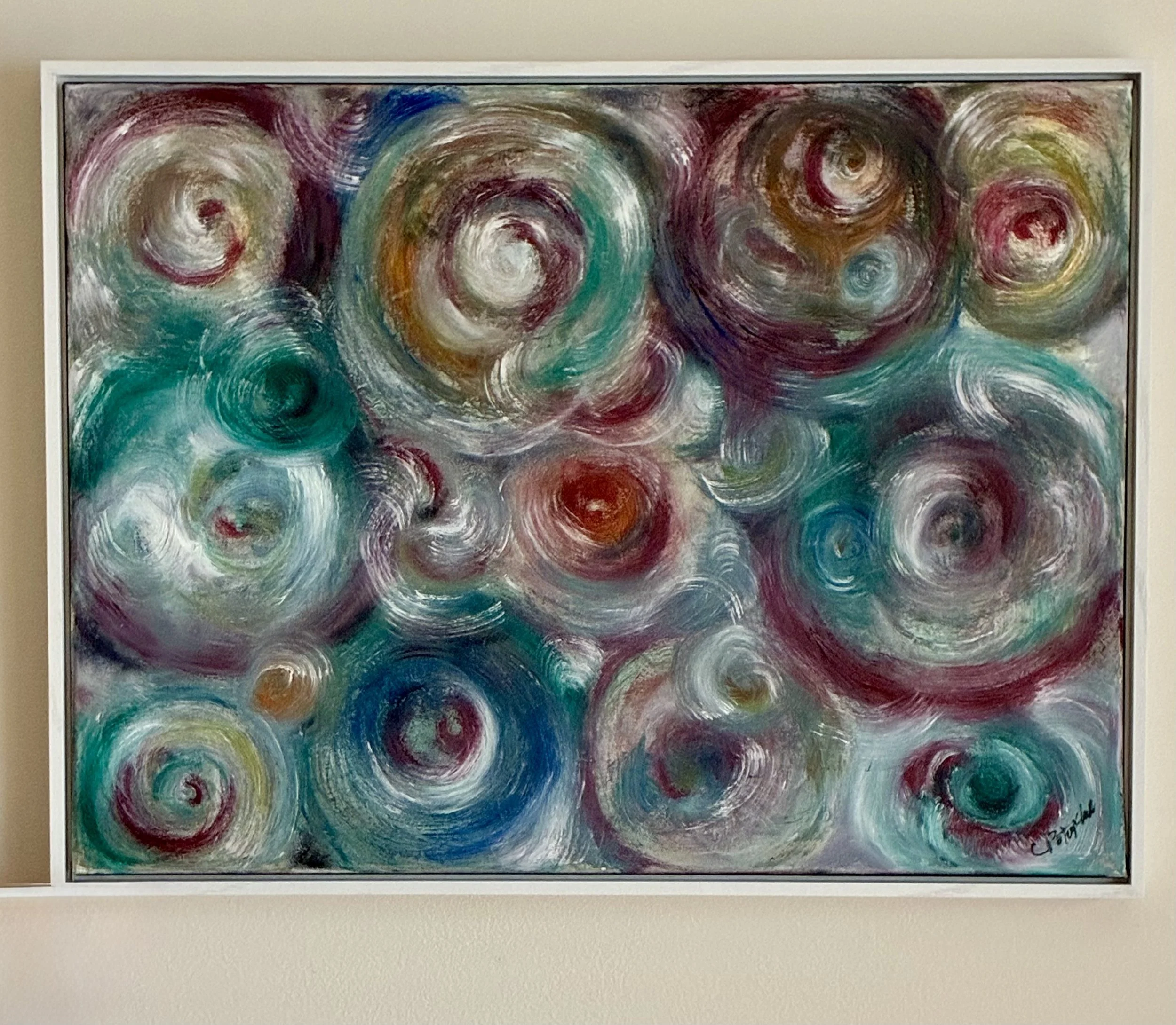 The Circle Game - Oil - 18 x 24" Framed