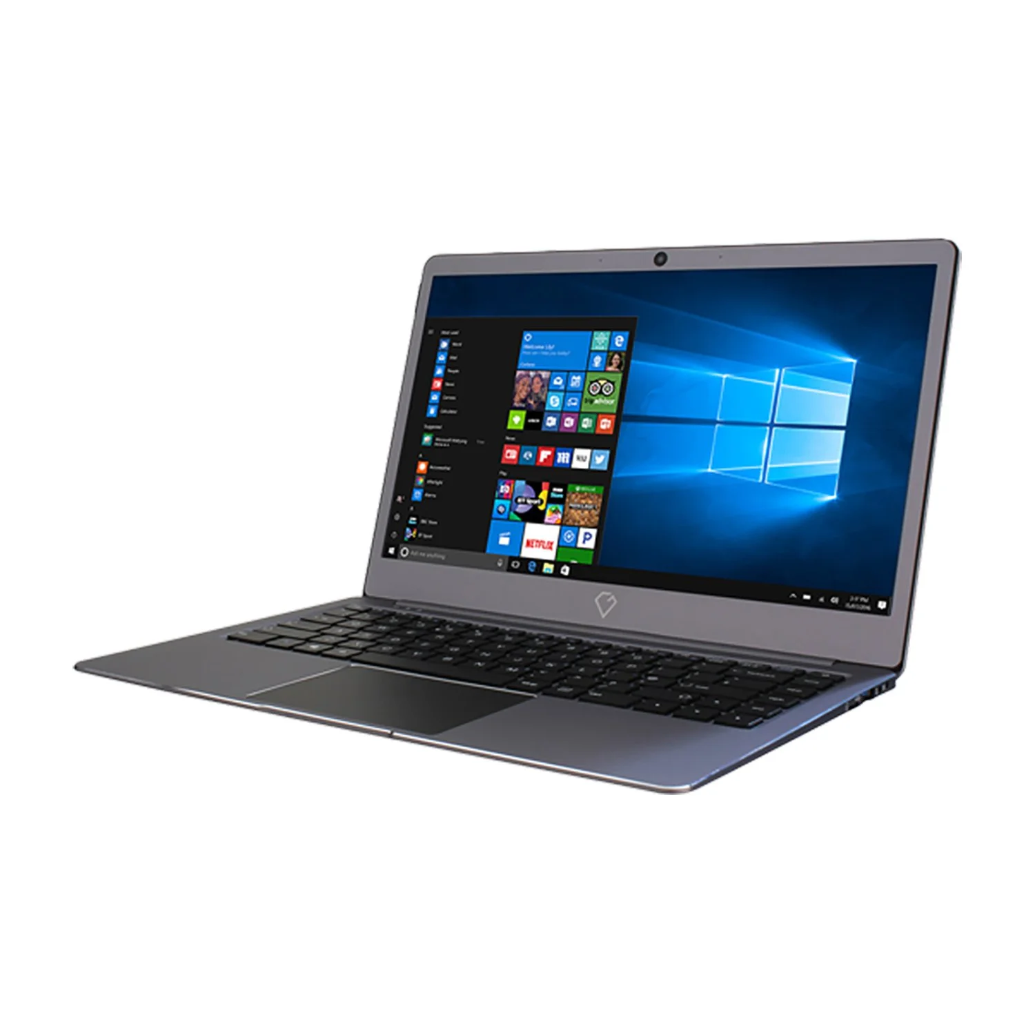 Gemini NC14 Ultra Slim aluminium Laptop, 14-inch Full HD IPS Notebook (Grey) - LAP1