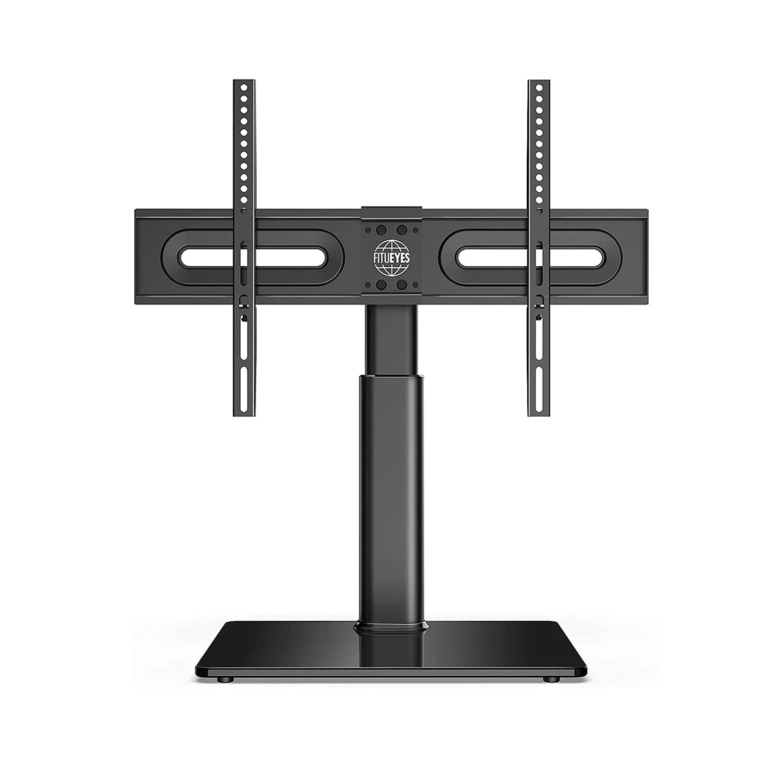 FITUEYES Universal TV Stand for 32 to 65 Inch TV, Tabletop TV Pedestal Stand with Swivel Bracket