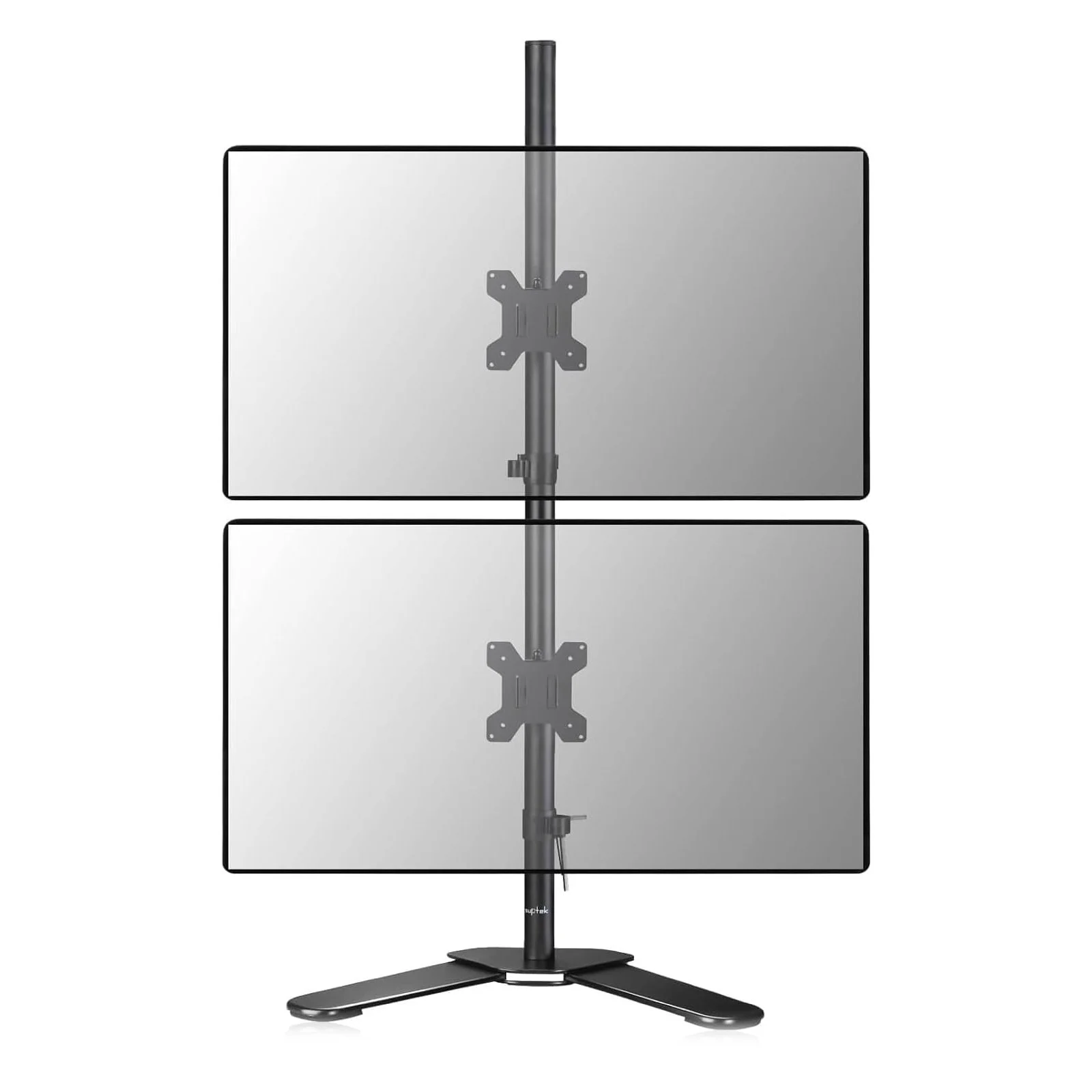 Supkek ML6802 Dual Monitor Mount, Vertical Monitor Stand for 2 13-27 inch Monitors(80cm tall pole)