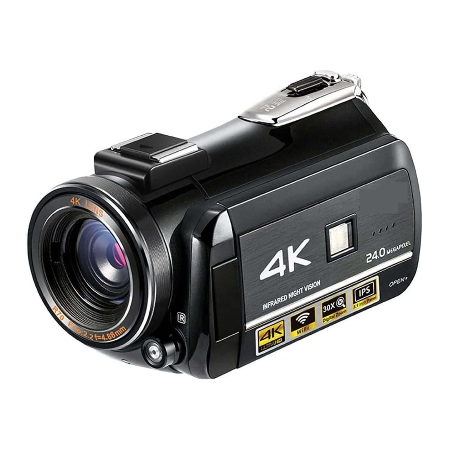 Digital Camera Recorder AC3 Camcorder Video Camera - Charger & 2 x Batteries - V2 - No Branding