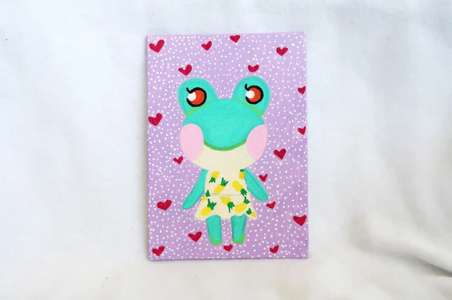 Lily Frog Video Game Character Painting