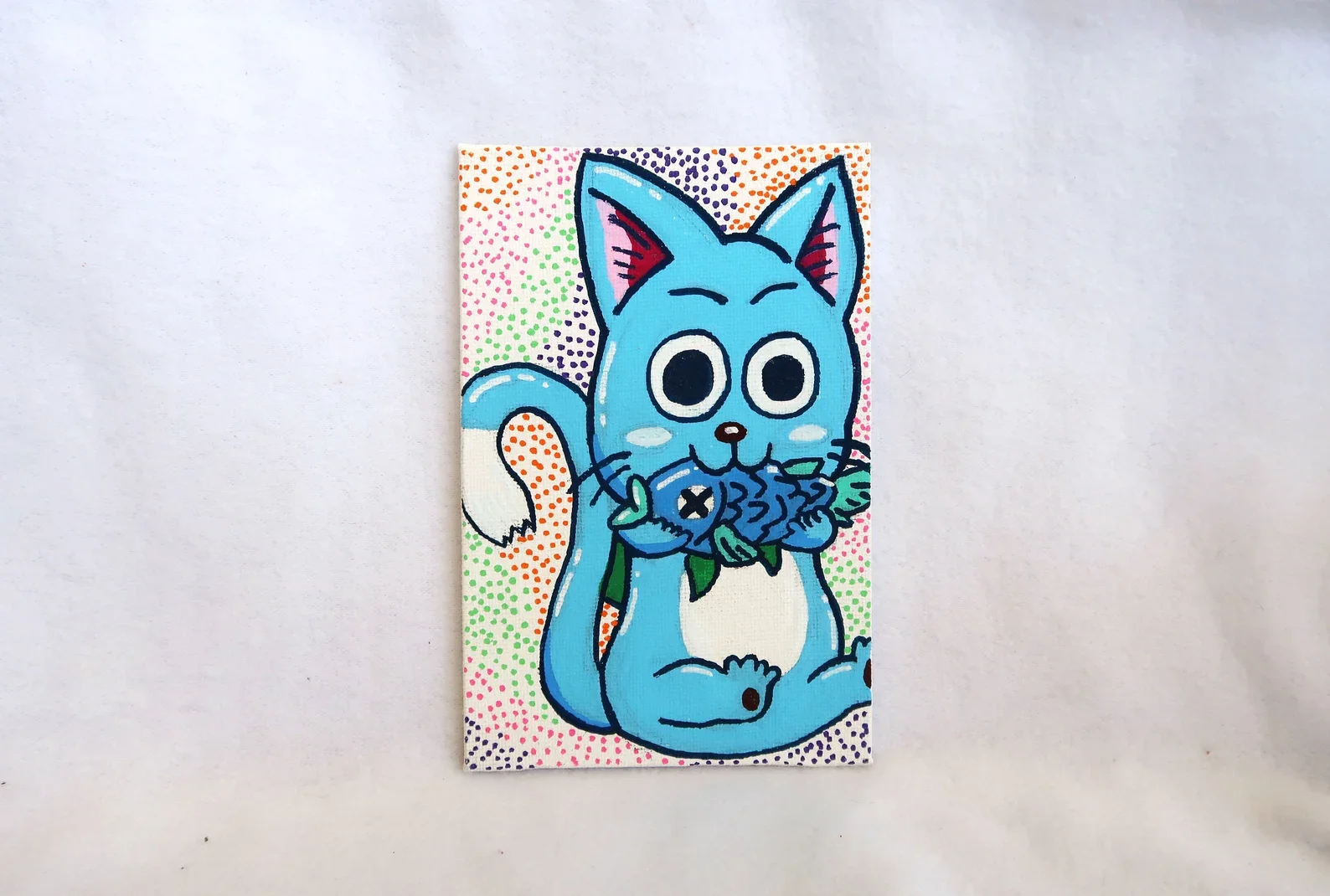 Happy The Cat Painting