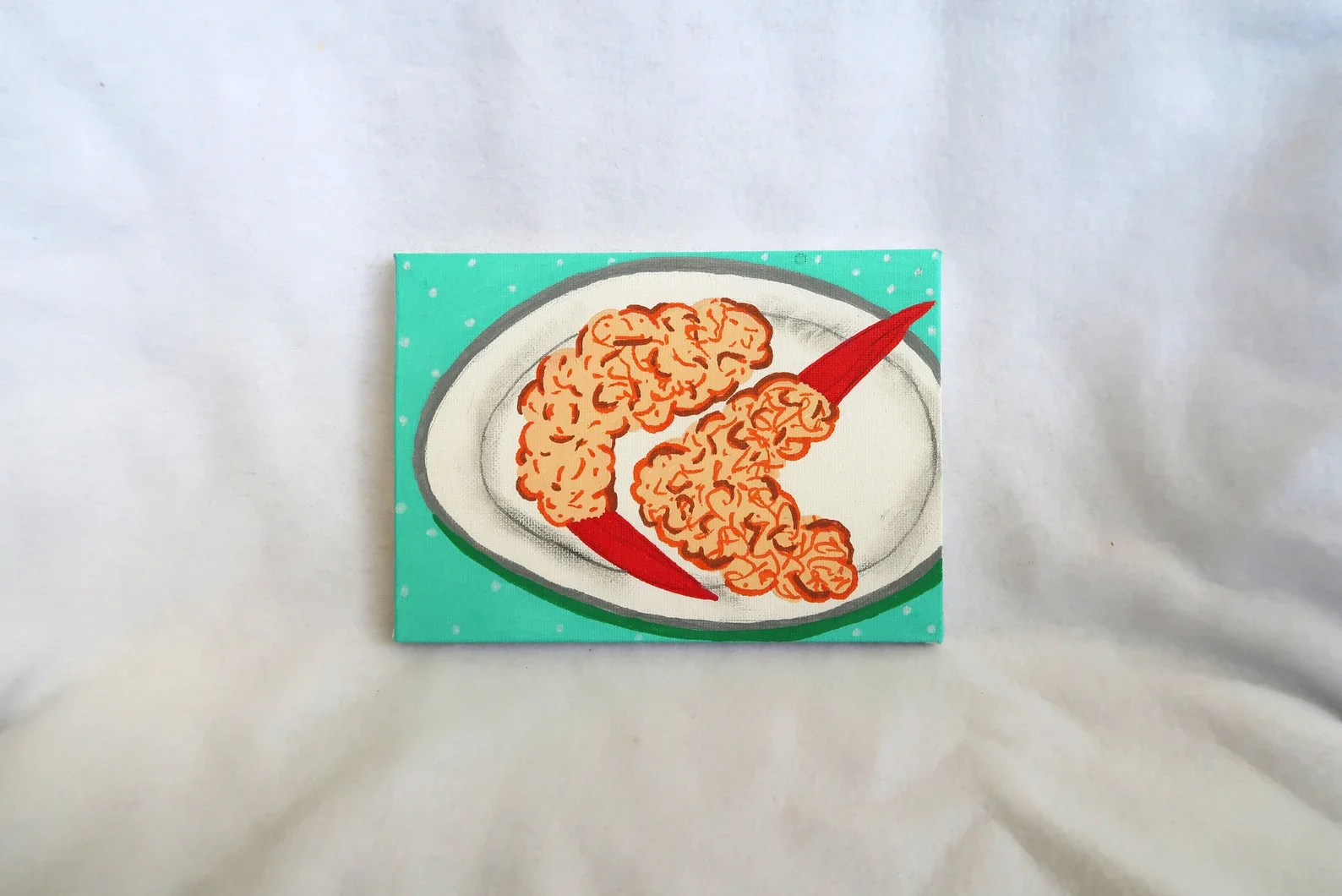Tempura Shrimp Painting