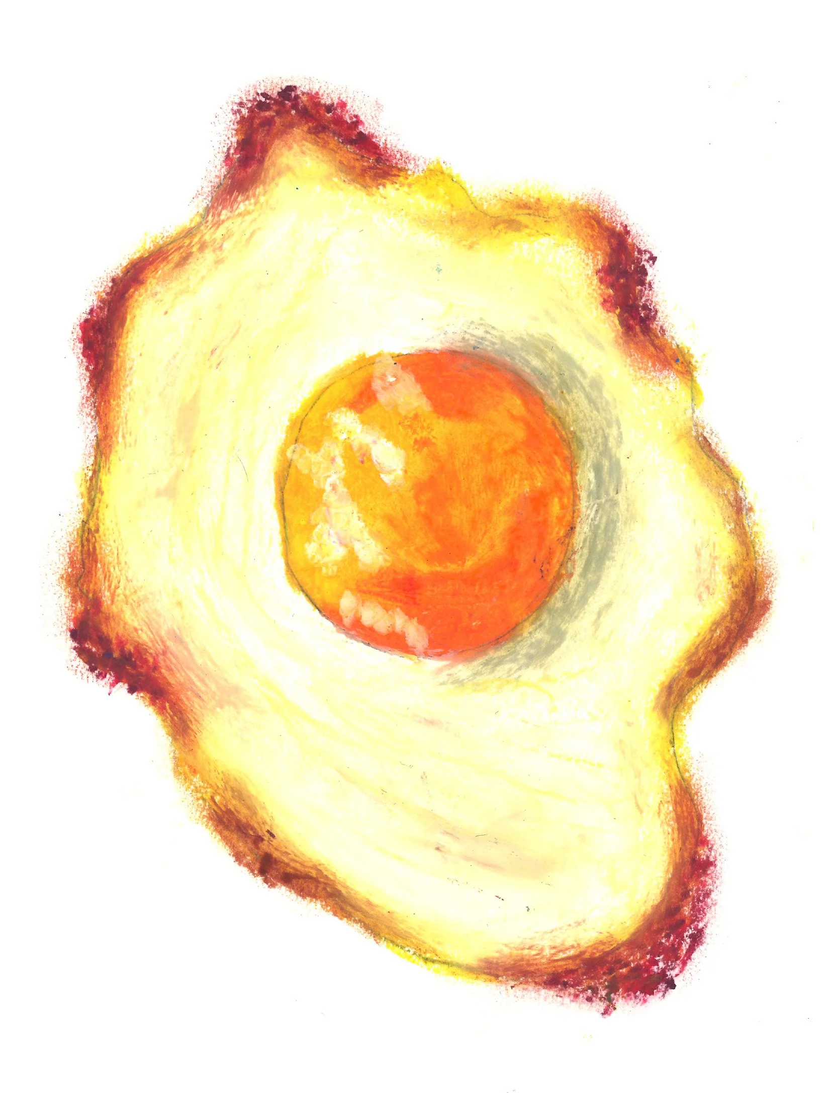 Fried Egg Oil Pastel Drawing.jpg