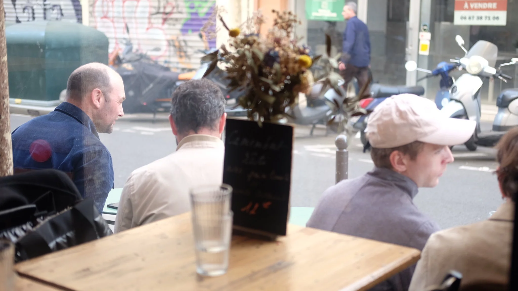 terrasse boisson personne