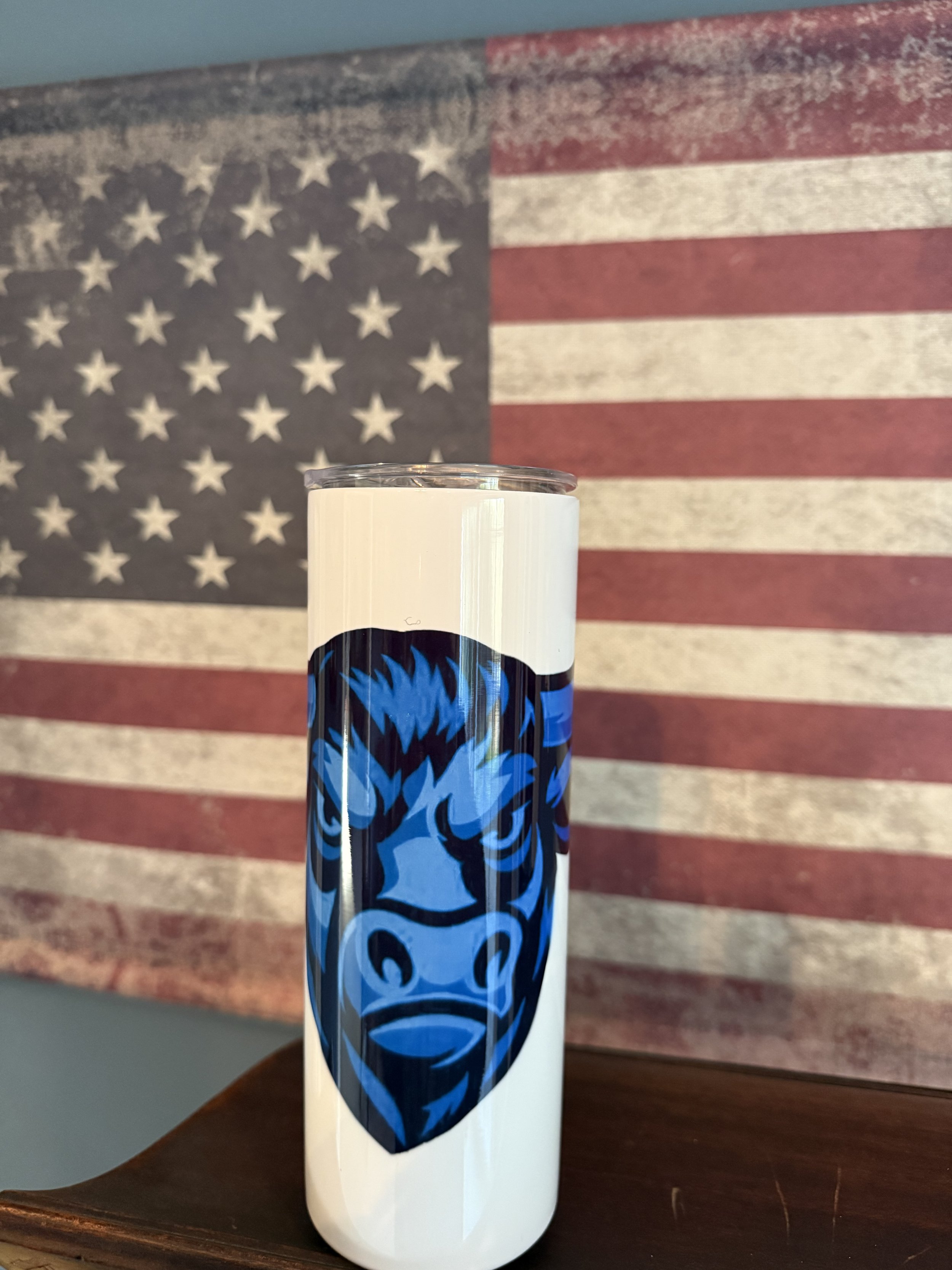 Big Blue Dairy State Bagger Bull/Black Dairy State Bagger Bull