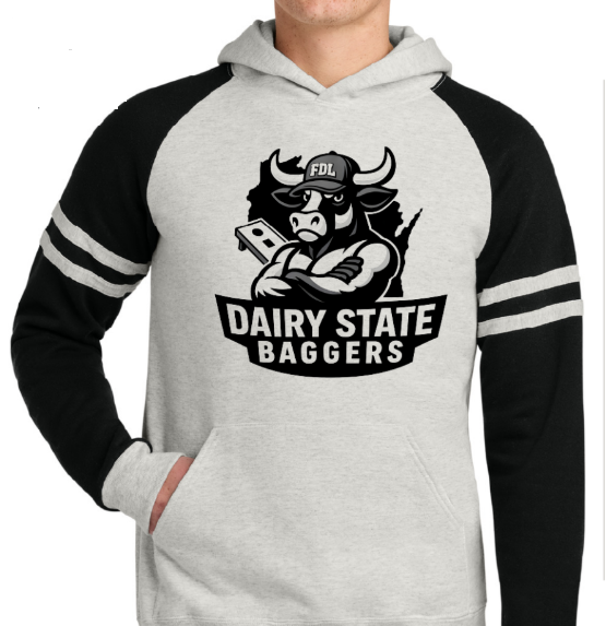 Dairy State Baggers Jerzees Unisex NuBlend Varsity Hoodie