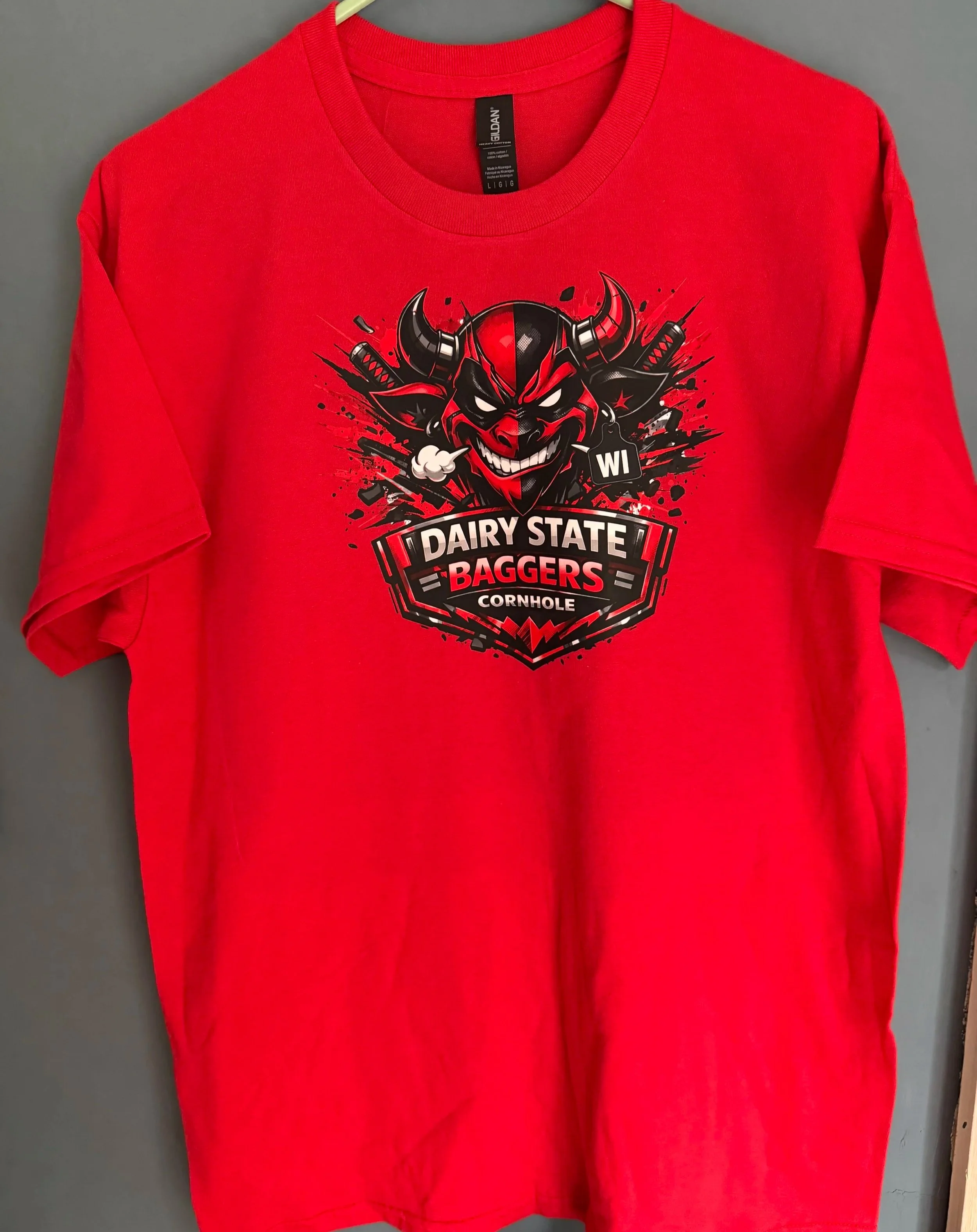 Dairy State Bagger Bull Pool T-shirt