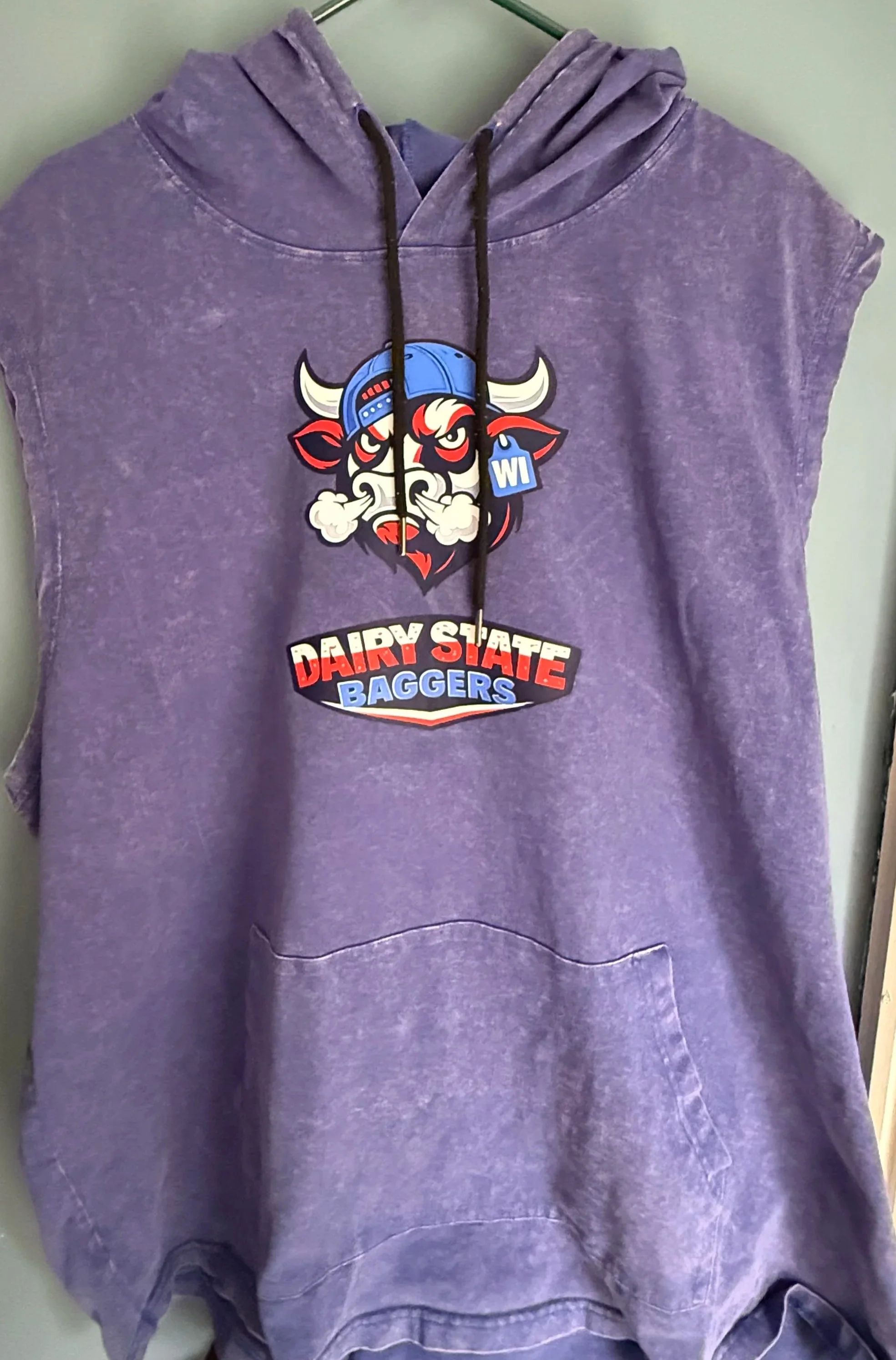 Dairy State Baggers Patriotic Sleeveless Hoodie