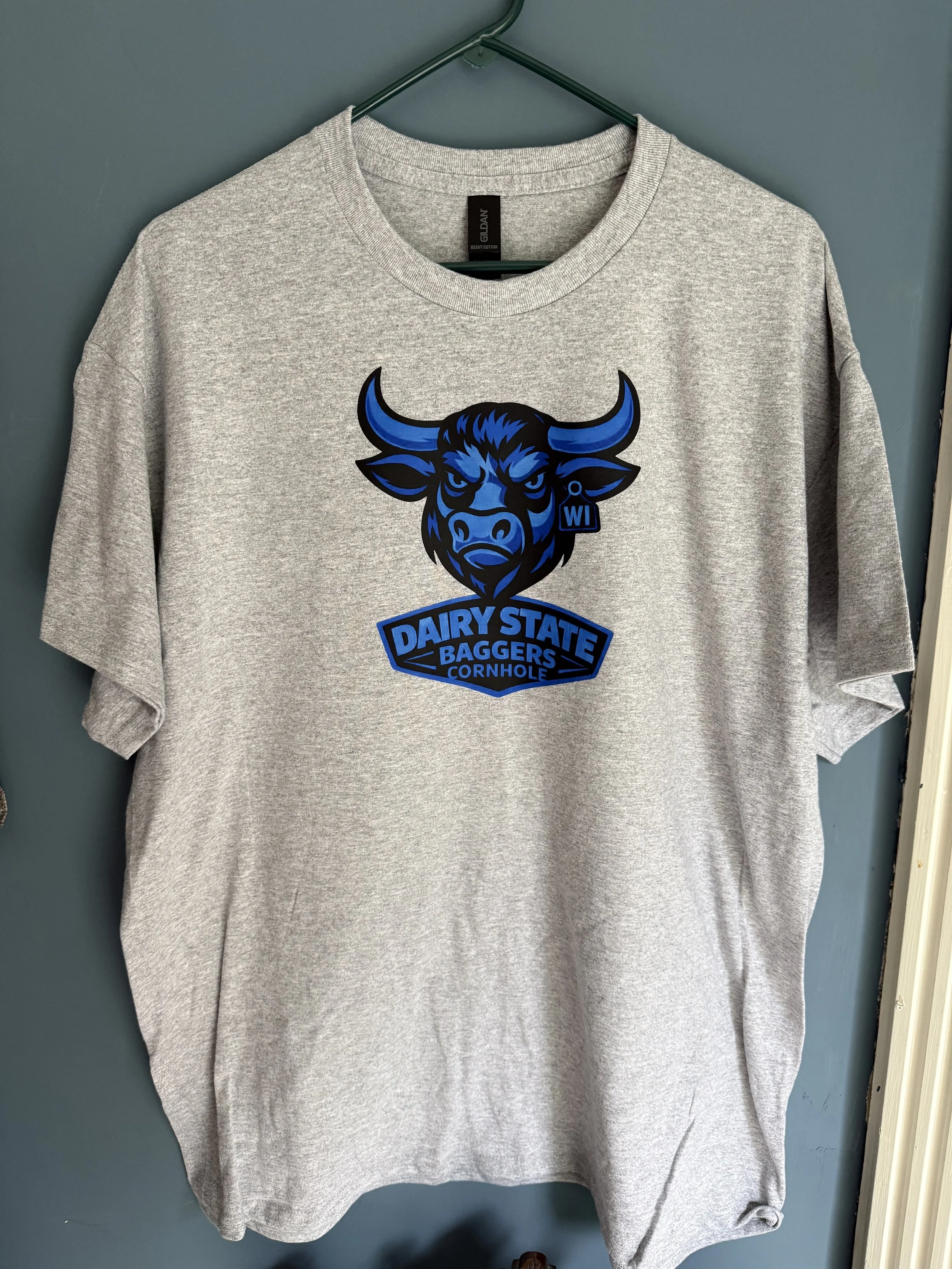 Dairy State Bagger Blue Bull T-Shirt