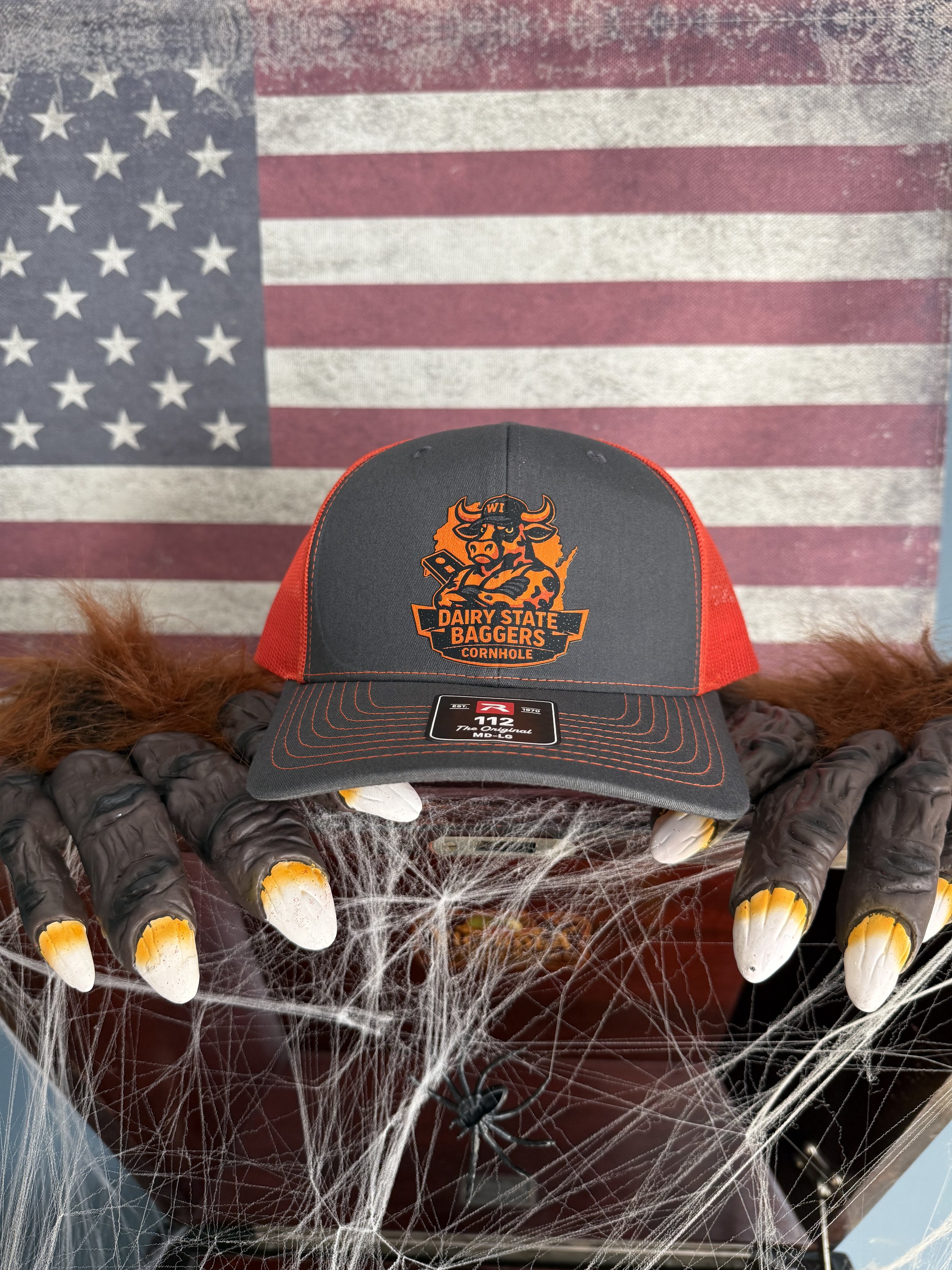 Gray and Orange with Black & Orange 