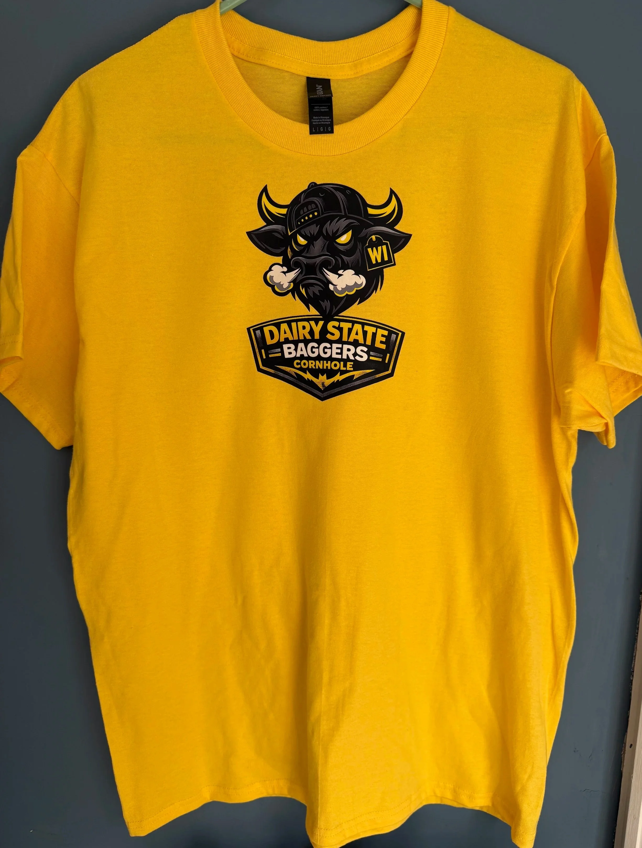 Dairy State Baggers Bull Bat T-shirt