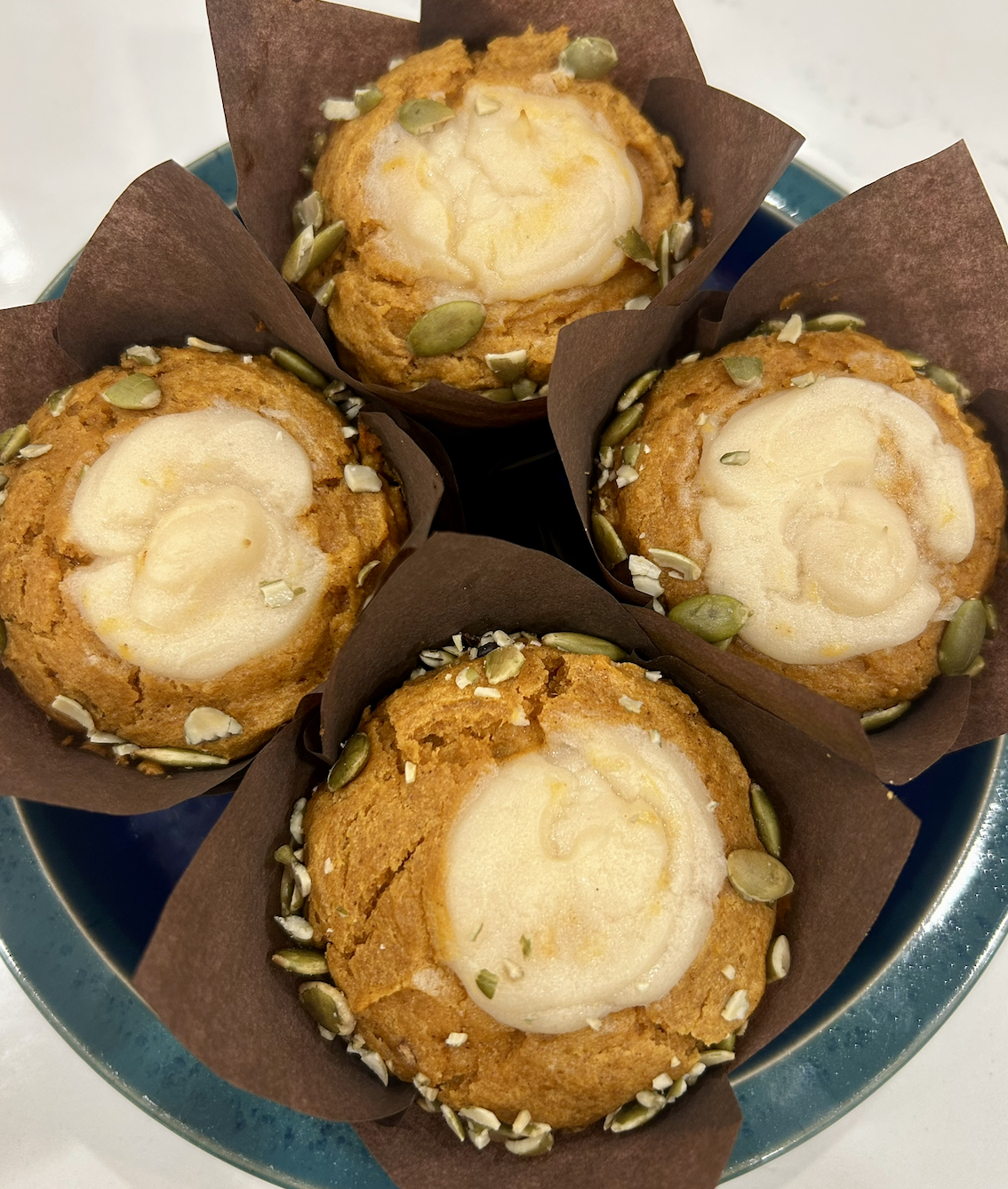 Pumpkin Cream Cheese Muffins