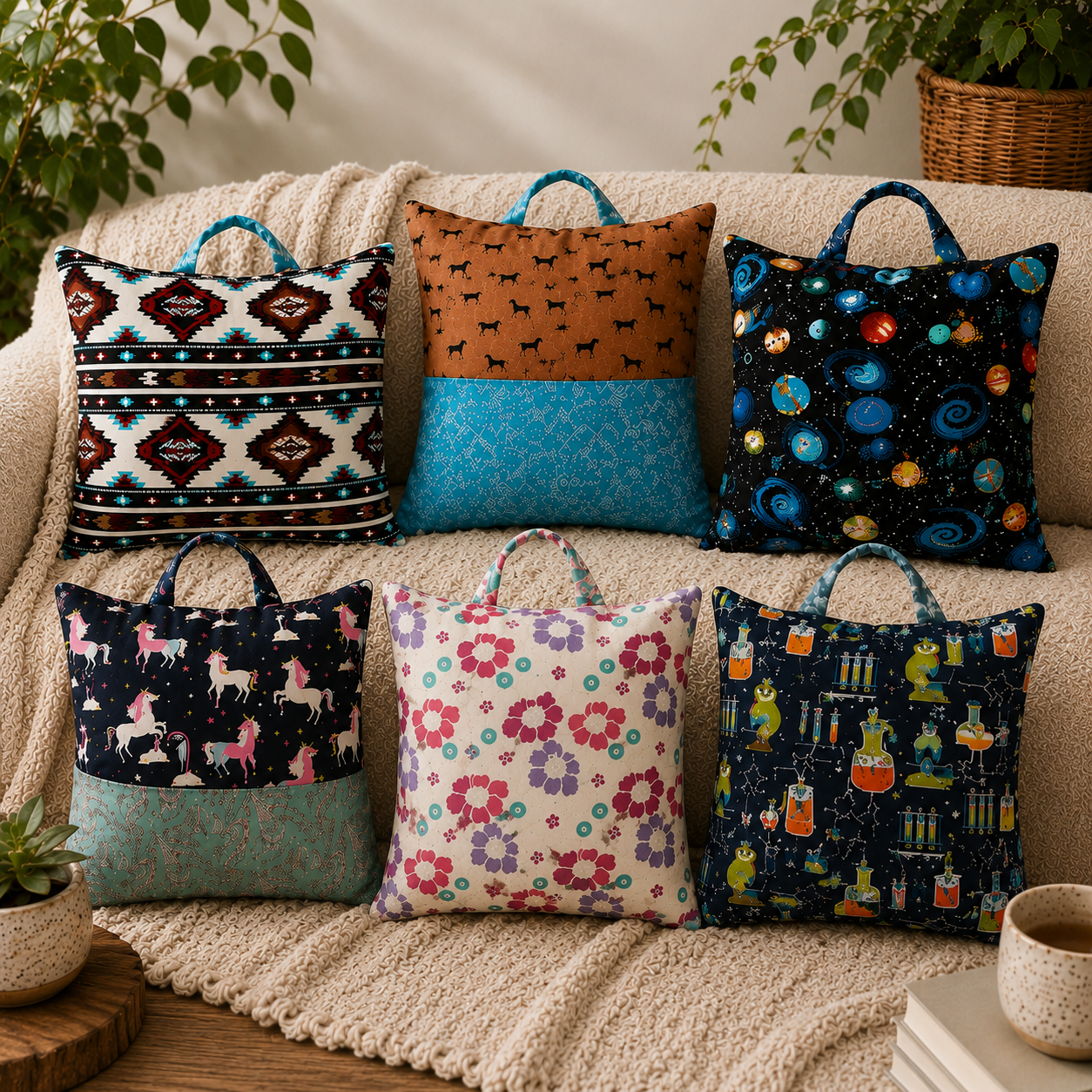 Pocket Pillow with Handle – 18” Pillow Included