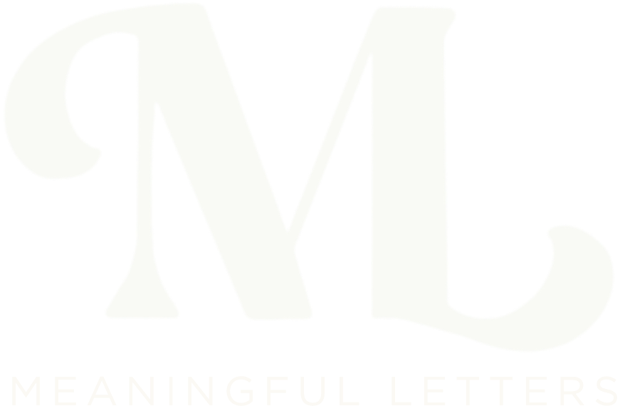 Meaningful Letters Calligraphy &amp; Engraving