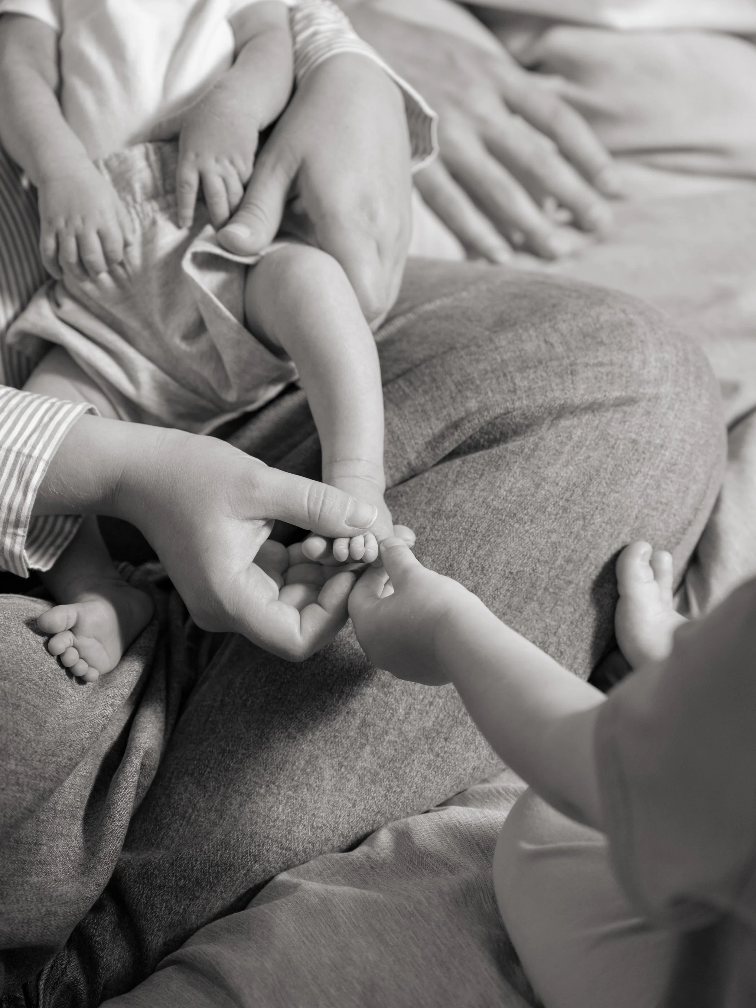 The Moment That Still Gets Me

The family was together on the bed in their primary bedroom. The toddler was being wonderfully wild, as toddlers are. I was playing peek-a-boo, doing my thing, trying to draw out some smiles. And then the mom leaned in 