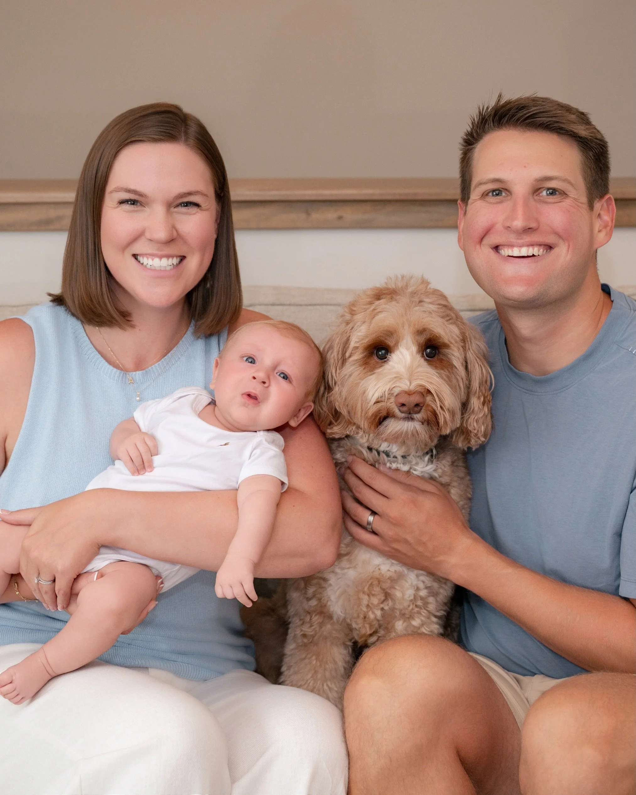 There is something so special about documenting a family in the place they call home. 🤍

The Flynn family recently welcomed their sweet two-month-old baby and are settling into a brand new home, a season full of so many beautiful firsts. Their pup m