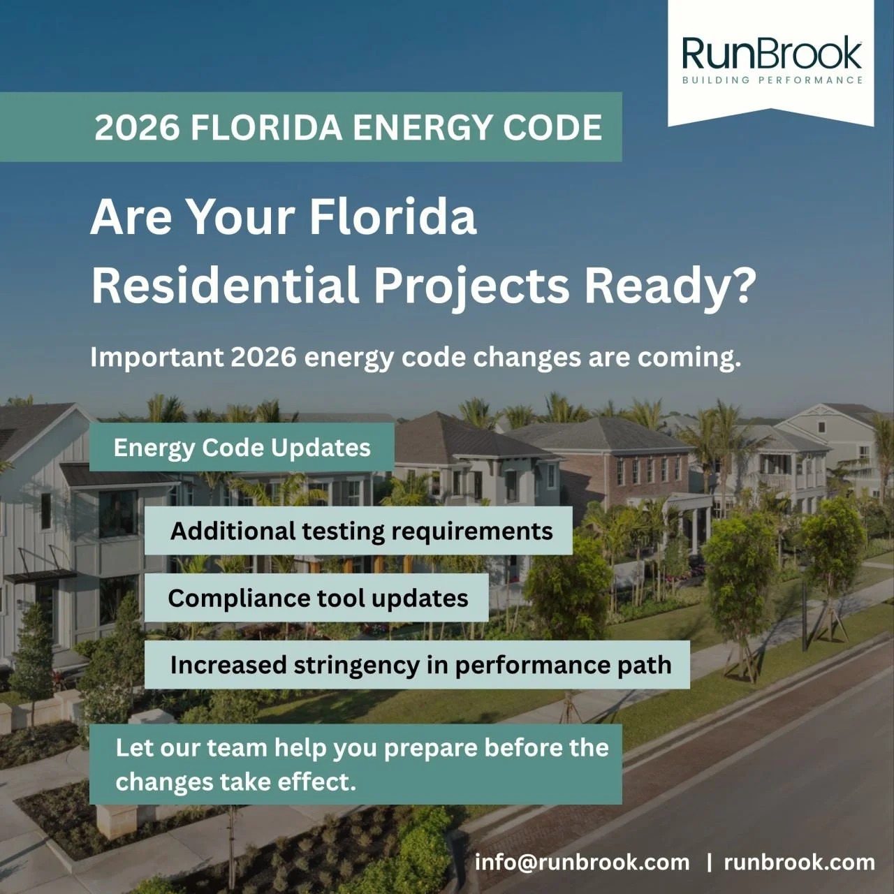 2026 Florida energy code changes