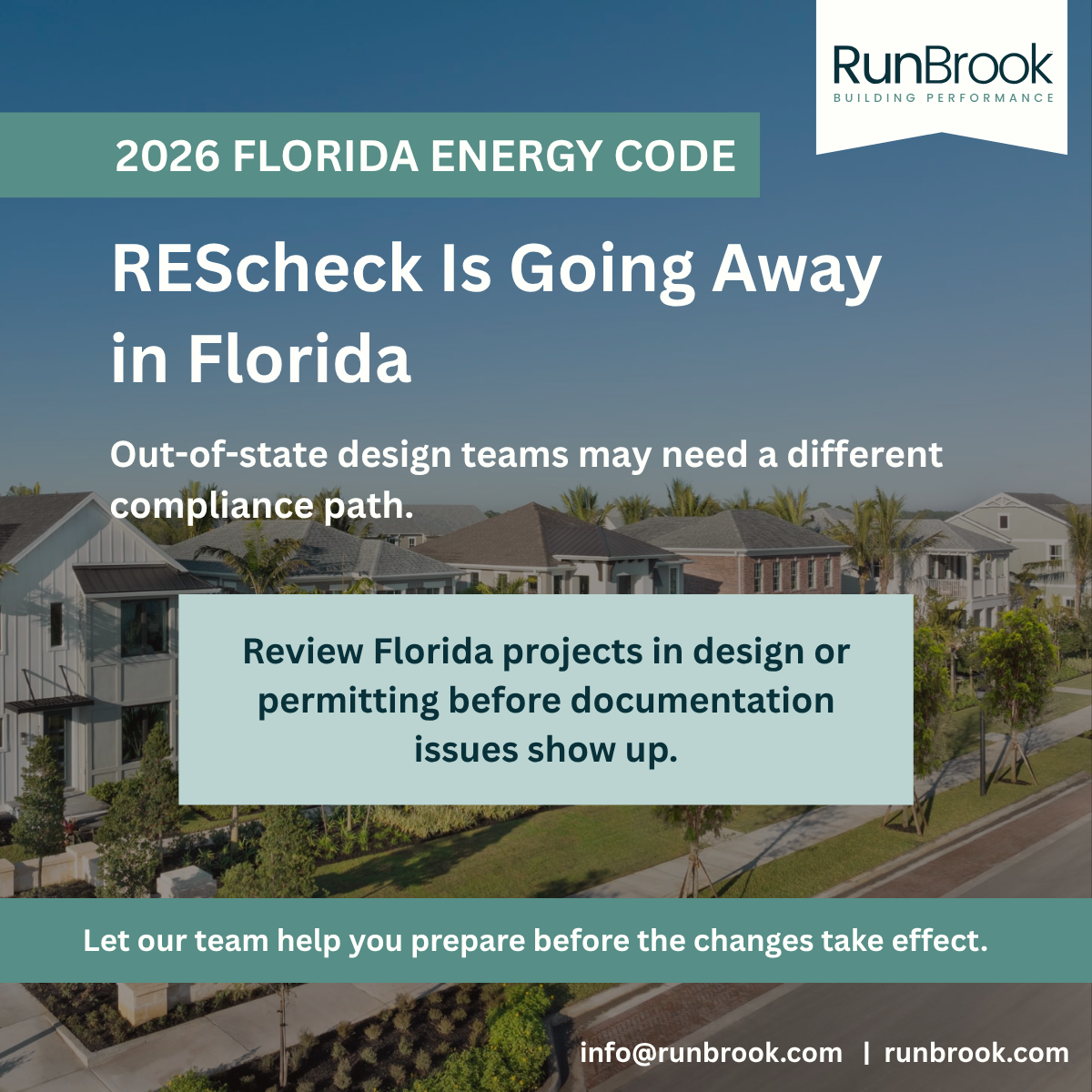 REScheck Is Going Away in Florida